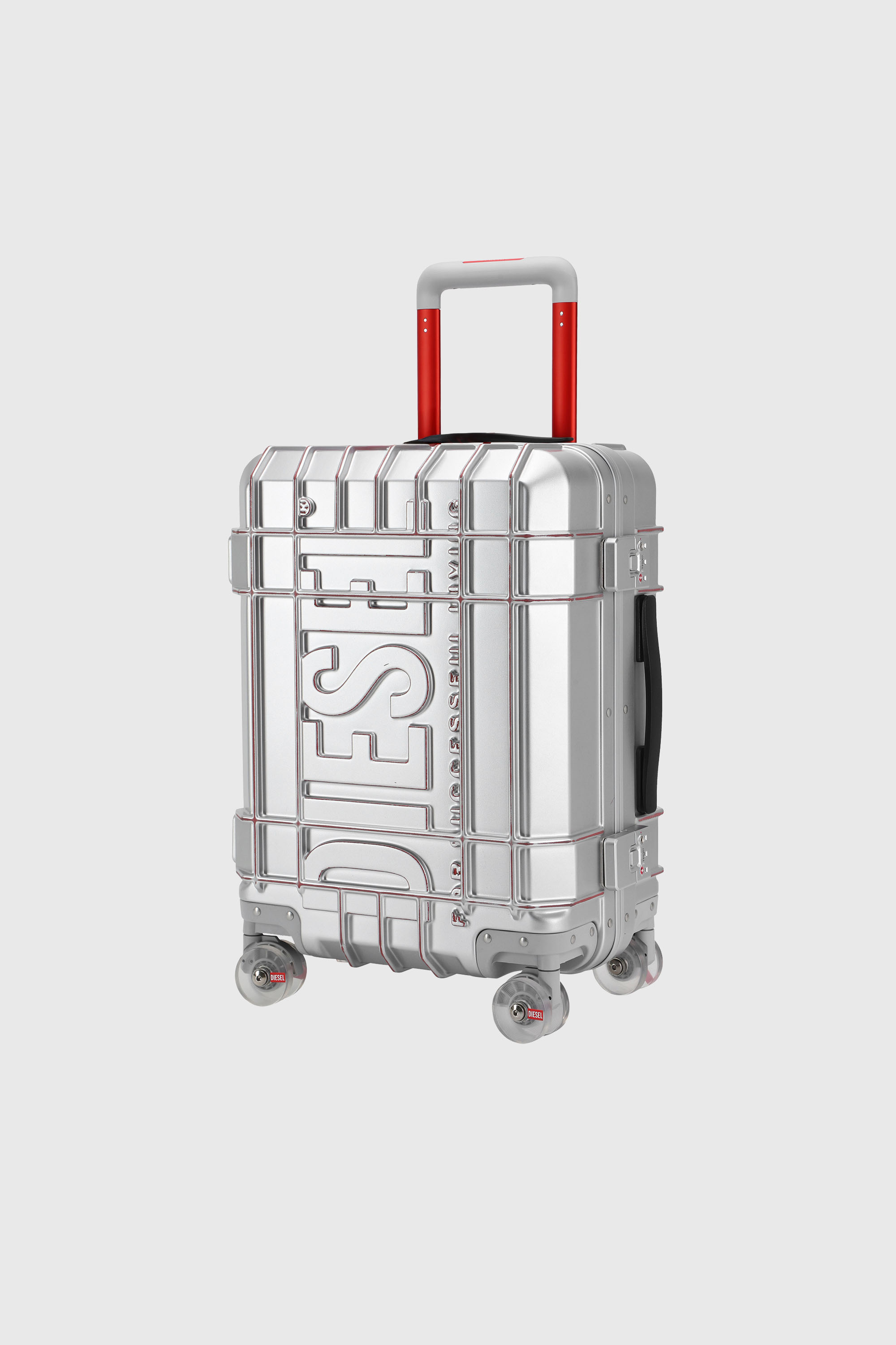 Diesel - DIESEL PC STRONG IMAGE TROLLEY- DSL003, Maleta resistente tama&ntilde;o S Unisex in Plateado - 6