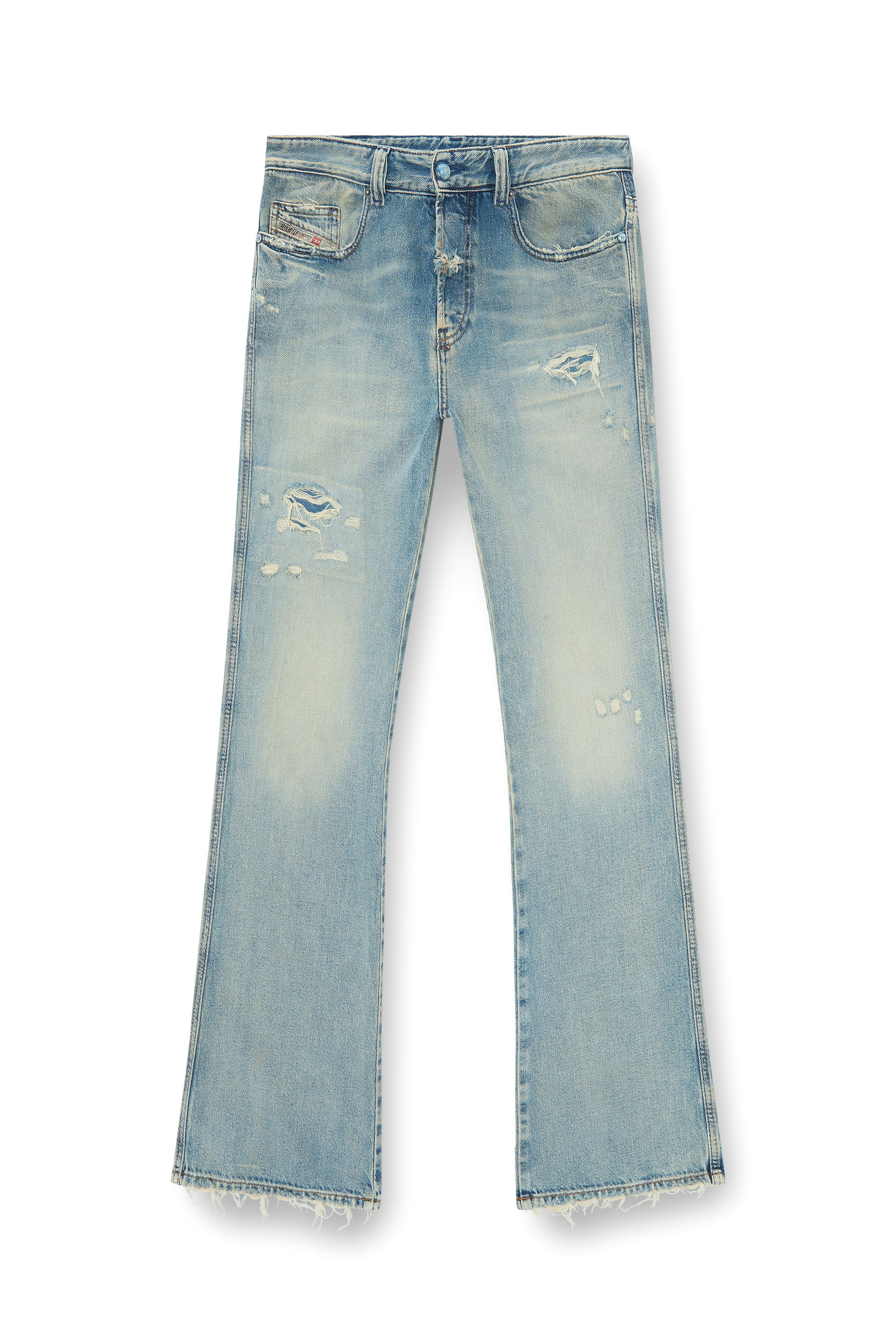 Diesel - Bootcut Jeans 1998 D-Buck 09N23 Hombre, Azul Claro - 3