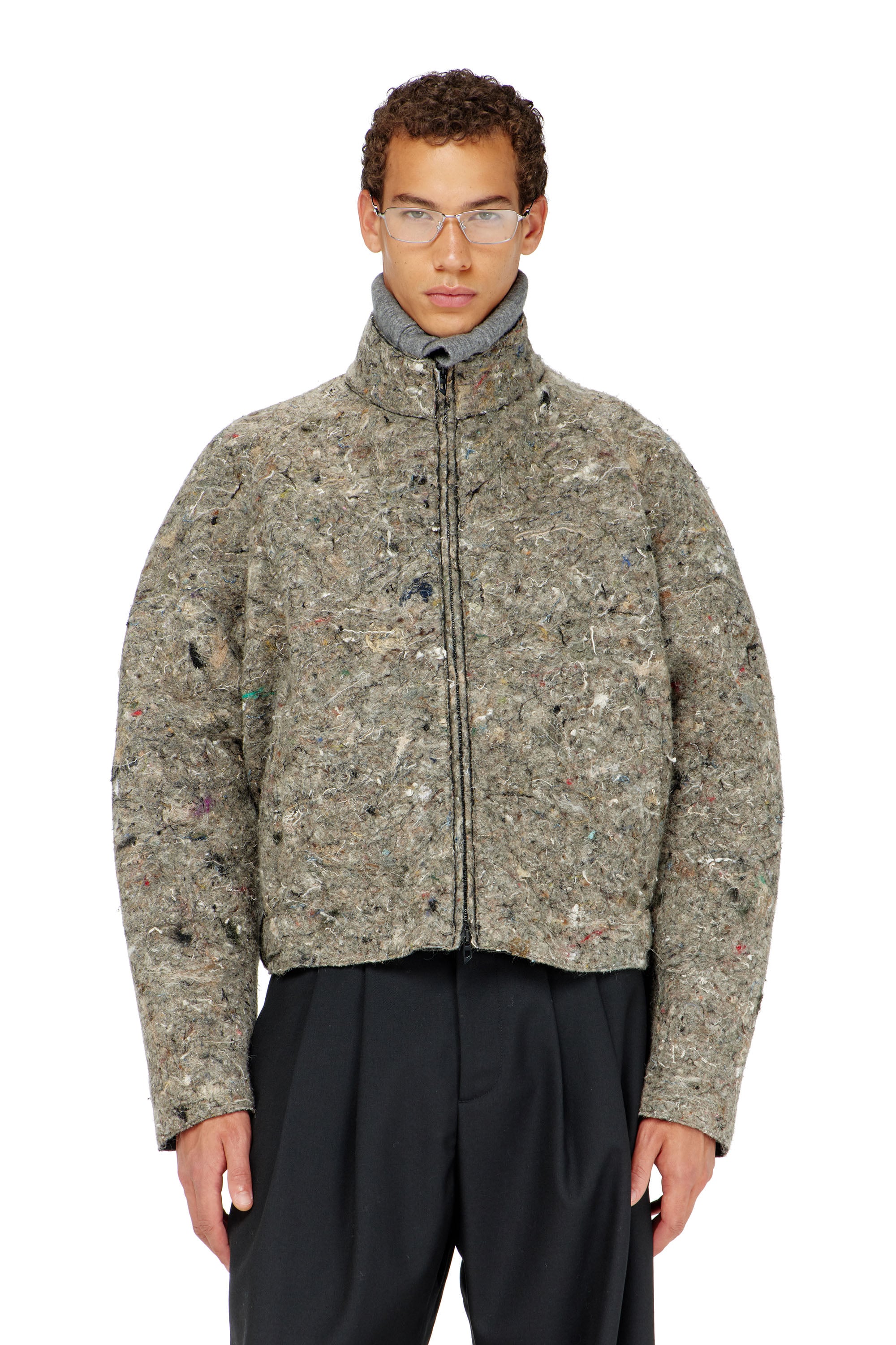 Diesel - J-DISTEM, Chaqueta de fieltro reciclado Hombre in ToBeDefined - 1