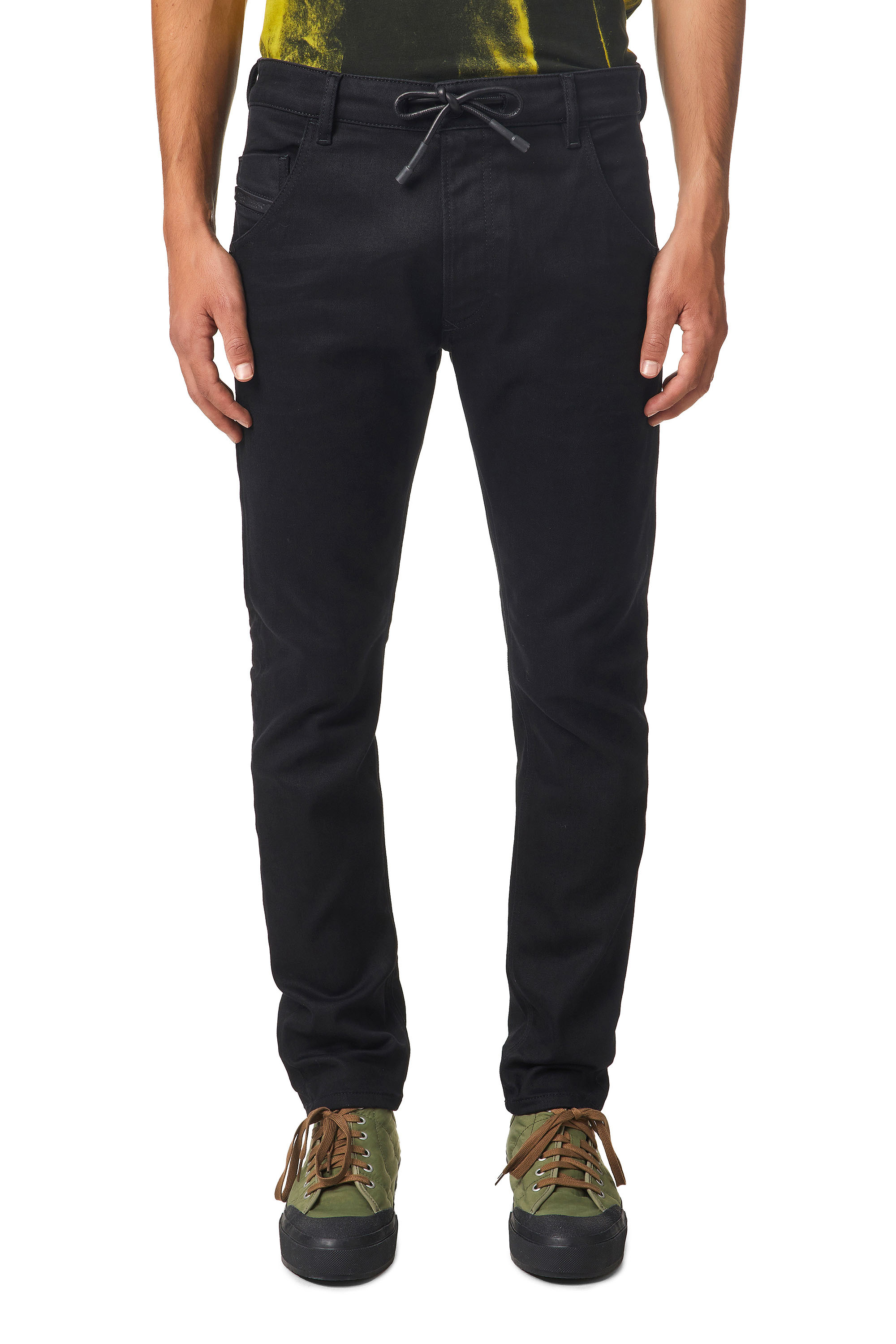 Krooley JoggJeans® Z9A29, Negro/Gris oscuro - Vaqueros