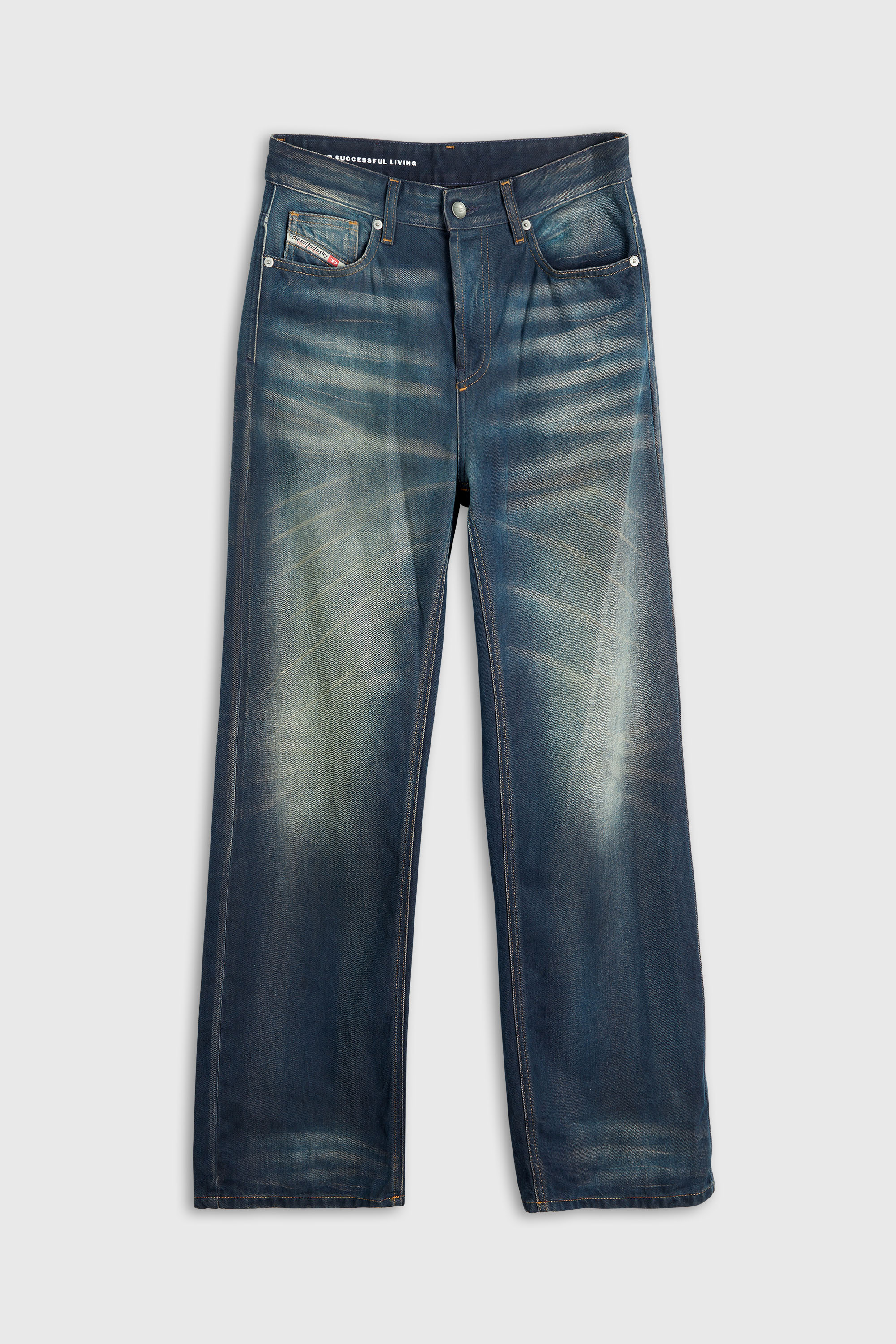 Diesel - Relaxed Jeans 1990 D-Waigee 09R09 Mujer, Azul Oscuro - 2