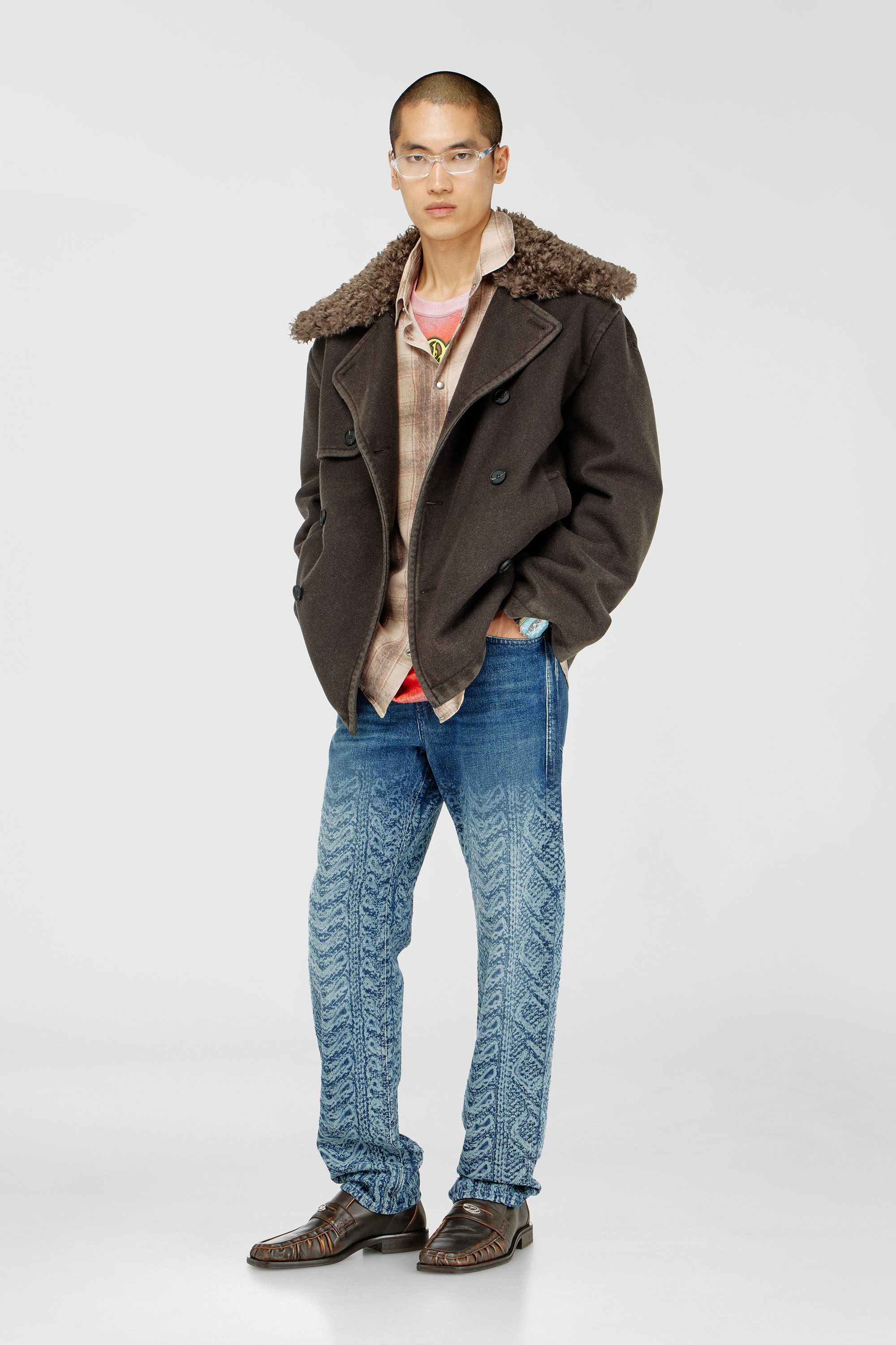 Diesel - Regular Jeans 2024 D-Macs 007EV Hombre, Azul Oscuro - 1