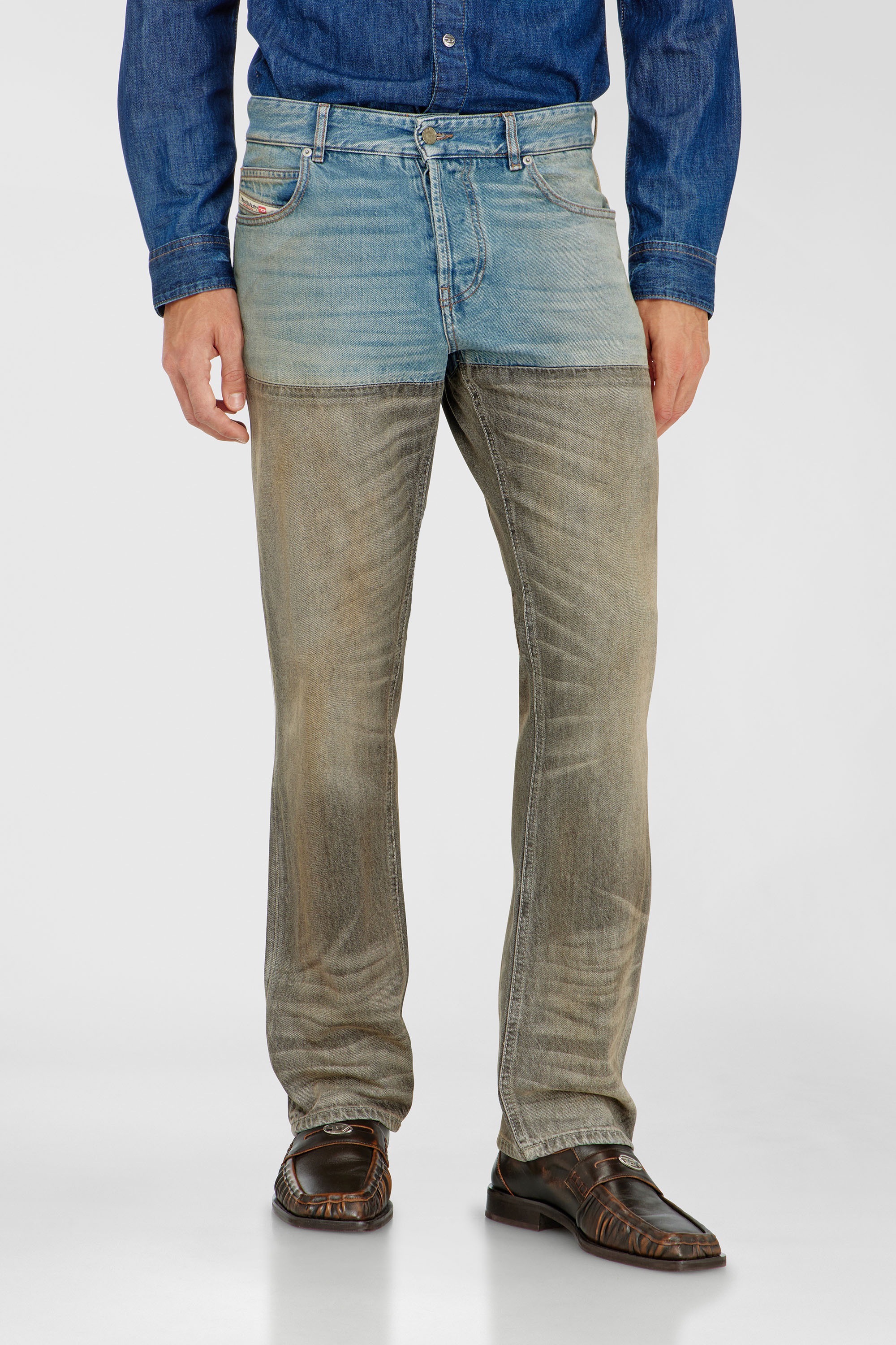 Diesel - Slim Jeans 1993 D-Vyl 0ADDX Hombre, Gris/Azul marino - 3
