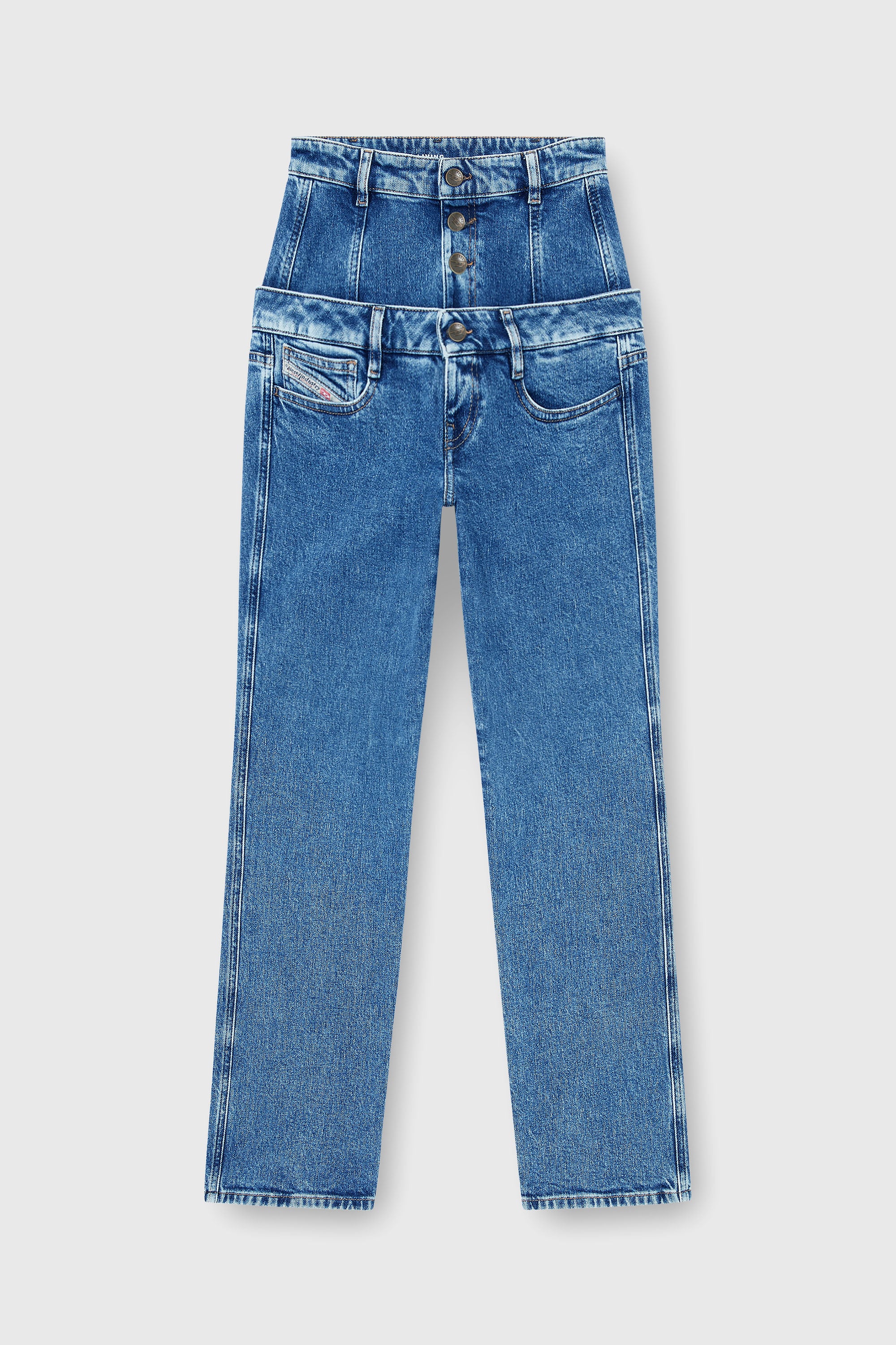 Diesel - Slim Jeans D-Fynora 007EU Mujer, Azul medio - 2