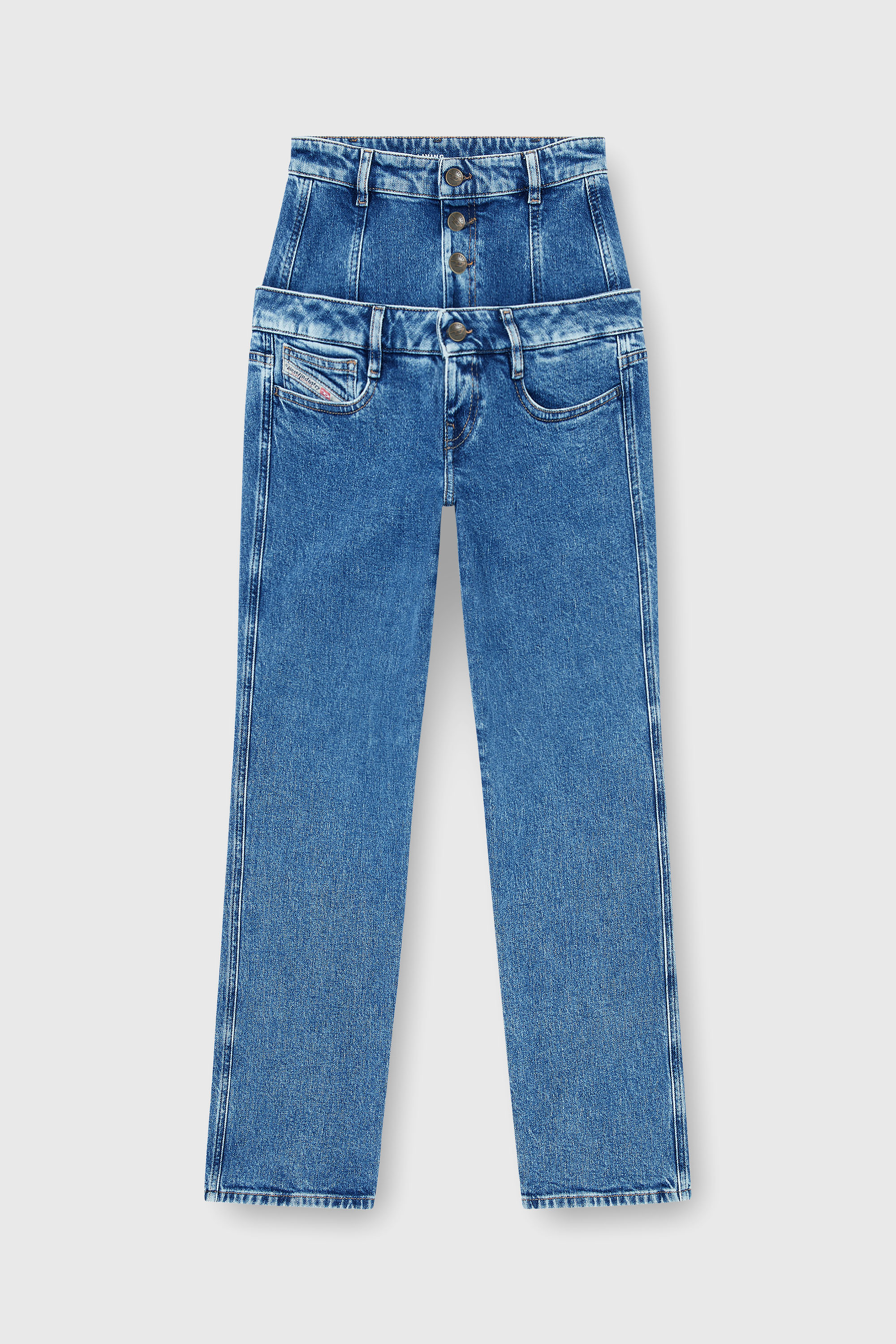 Diesel - Slim Jeans D-Fynora 007EU Mujer, Azul medio - 6