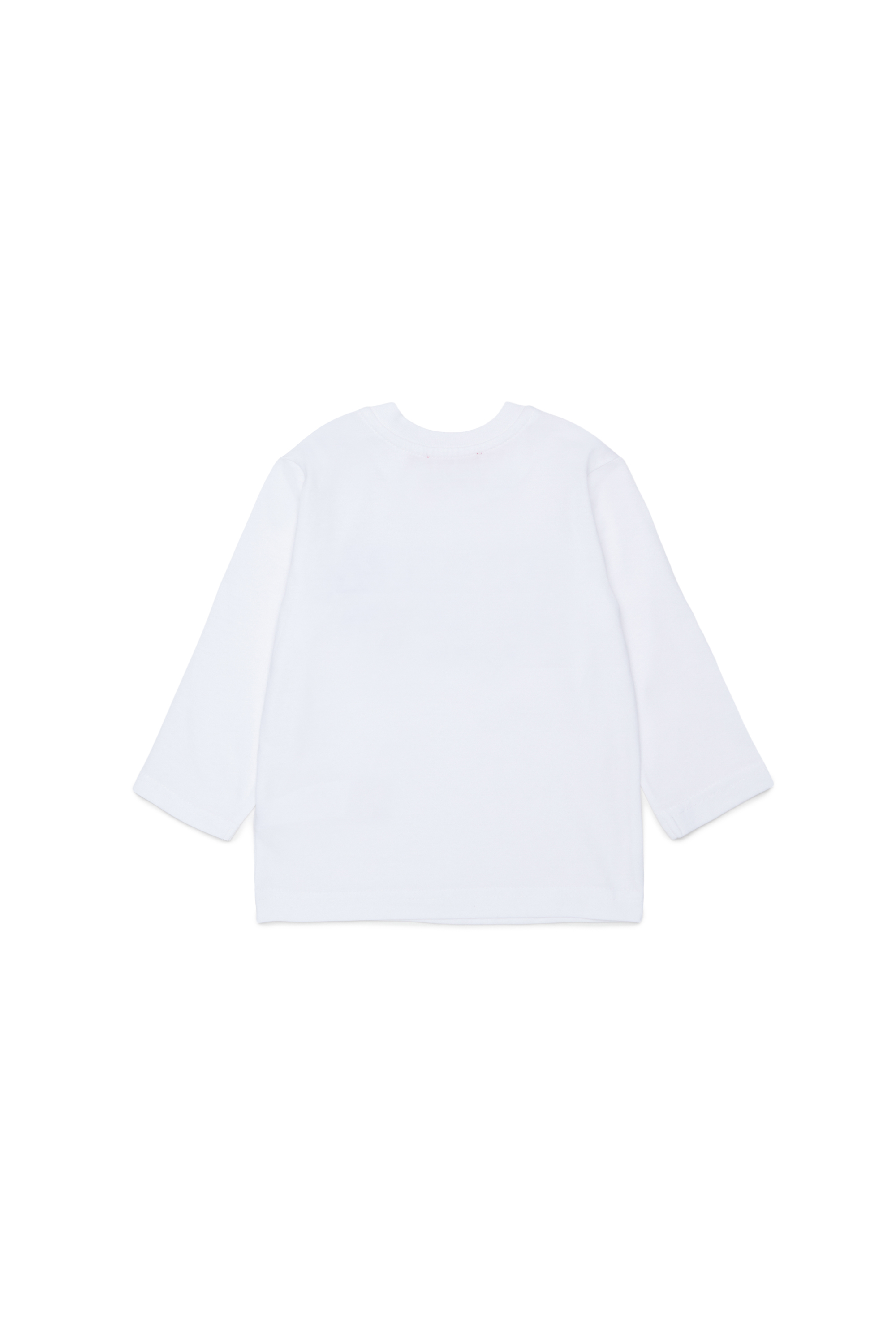 Diesel - TLODIMB, Camiseta de manga larga con estampado Diesel Industry Hombre in Blanco - 2