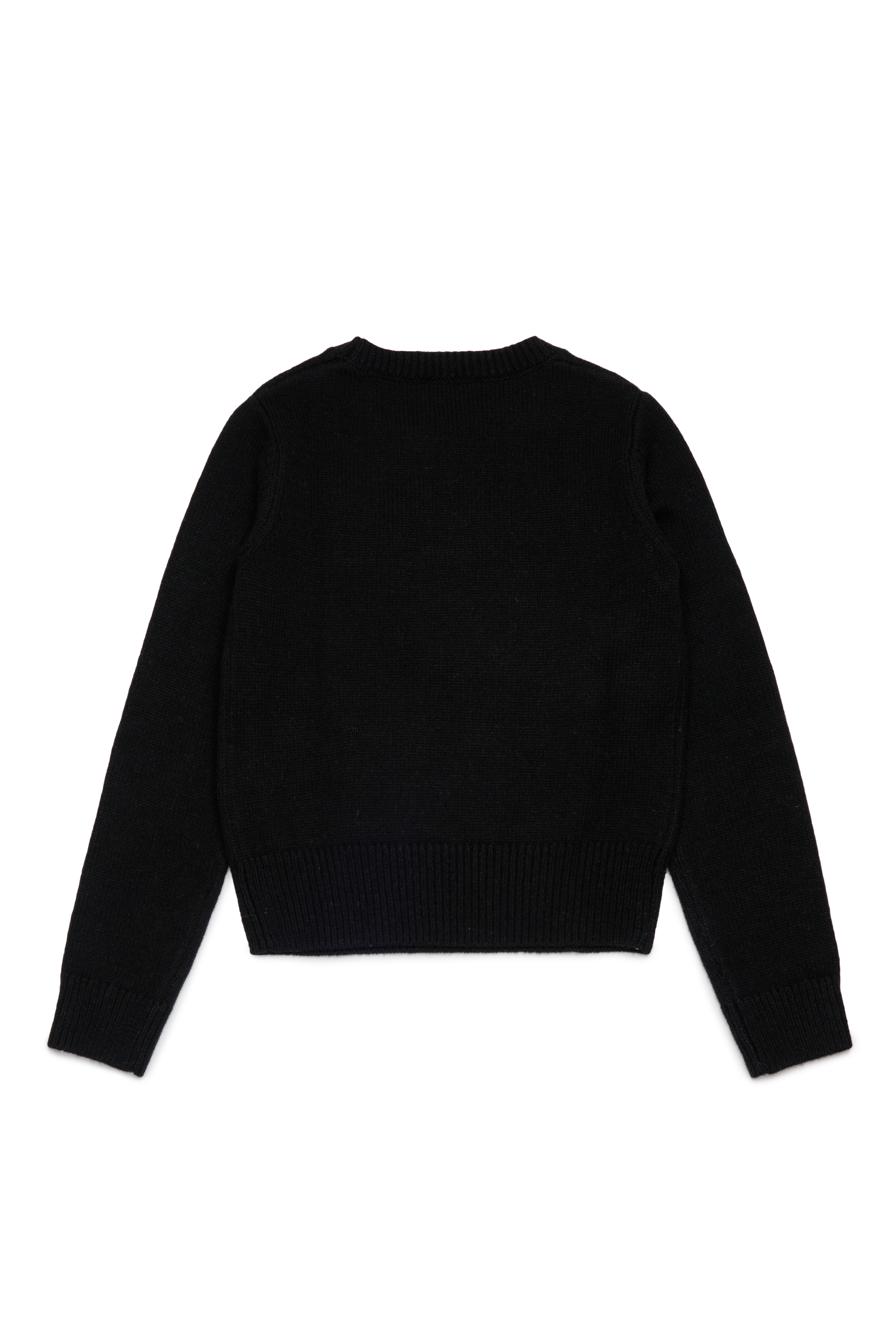 Diesel - KLESSY, Suéter mezcla de lana con logo Mujer in Negro - 2