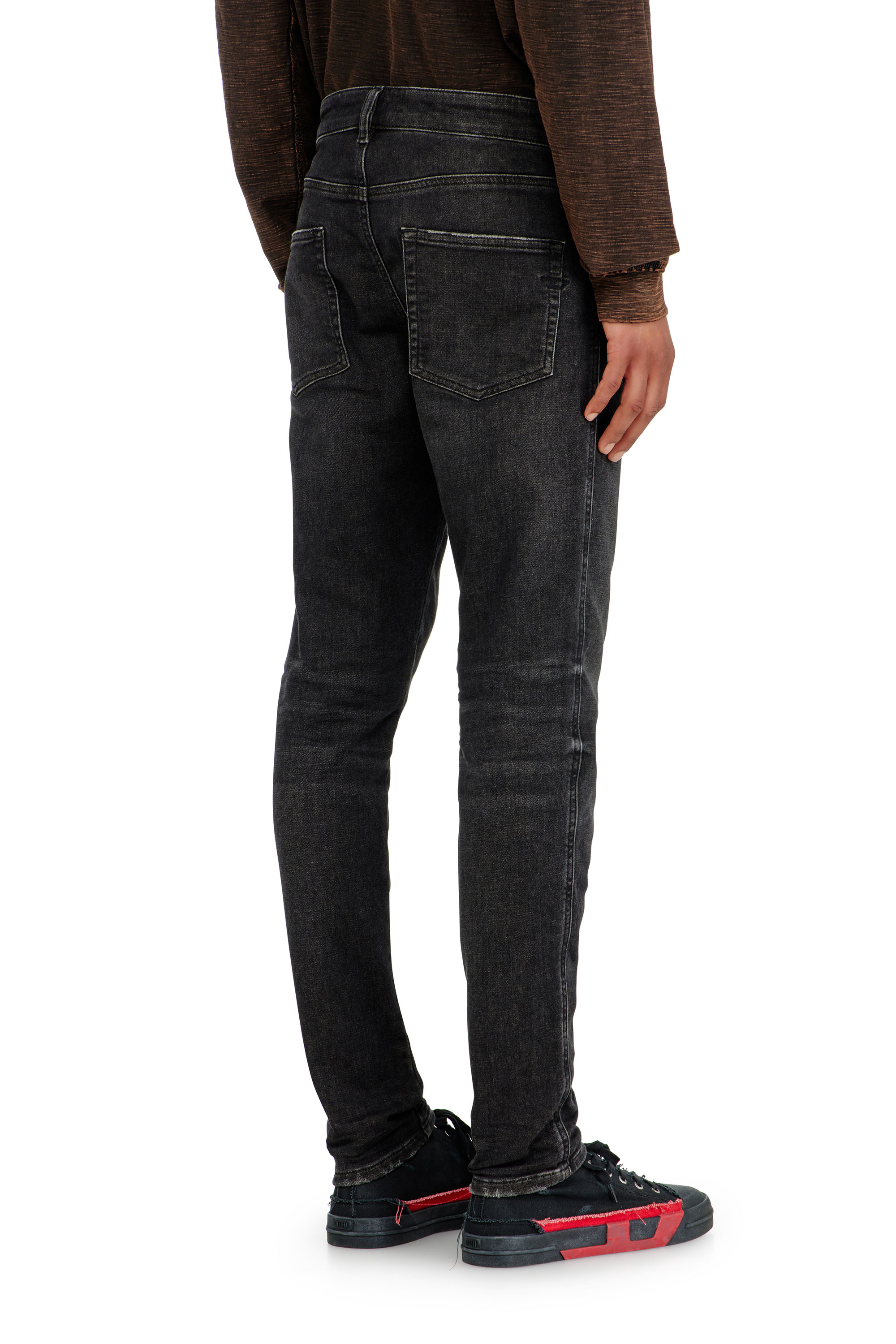 Diesel - Slim 2062 D-Strukt Joggjeans&reg; 09P92 Hombre, Negro/Gris oscuro - 4