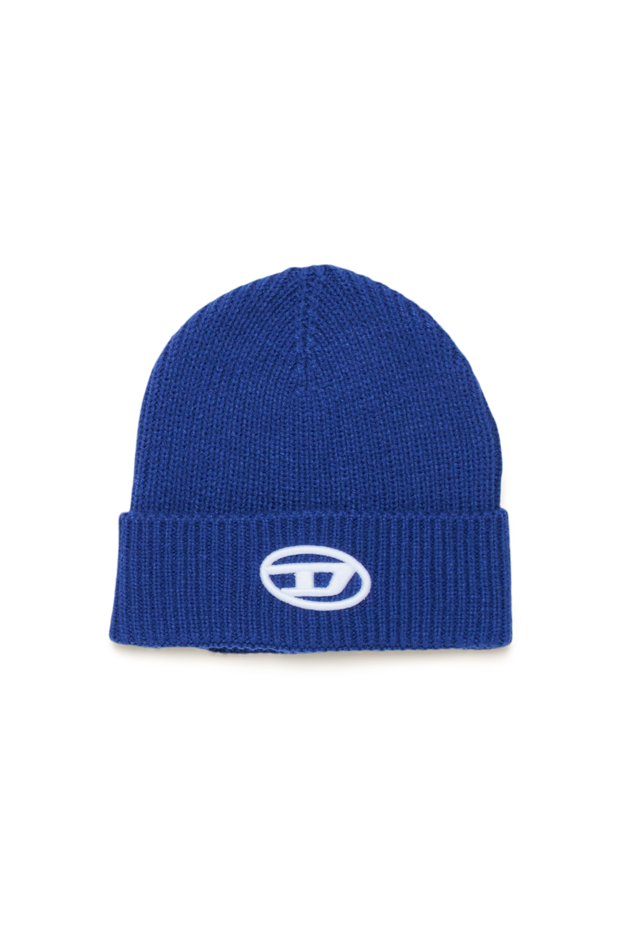 Diesel - FMARCOB, Gorro con bordado Oval D Unisex in Azul marino - 1