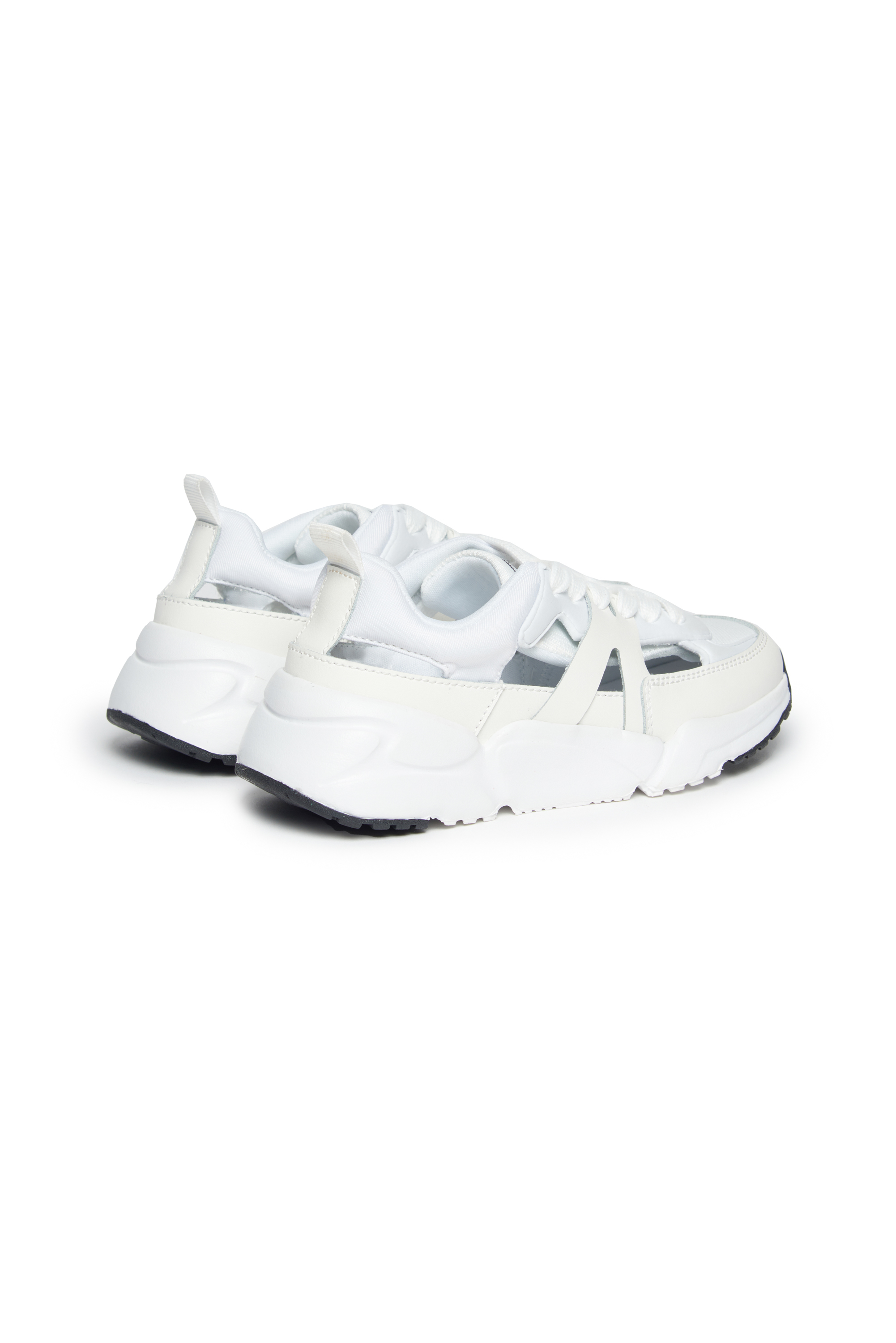 Diesel - S-MILLENIUM LCS PRO, Unisex Sandal sneaker in ripstop and leather in White - Image 3