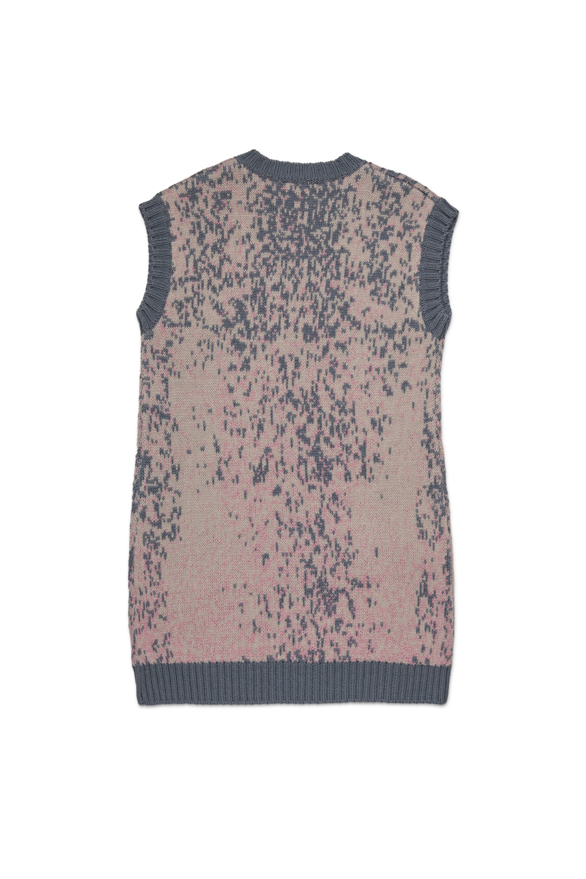 Diesel - DIAMA, Vestido de lana con escote en V Mujer in Rosa - 2