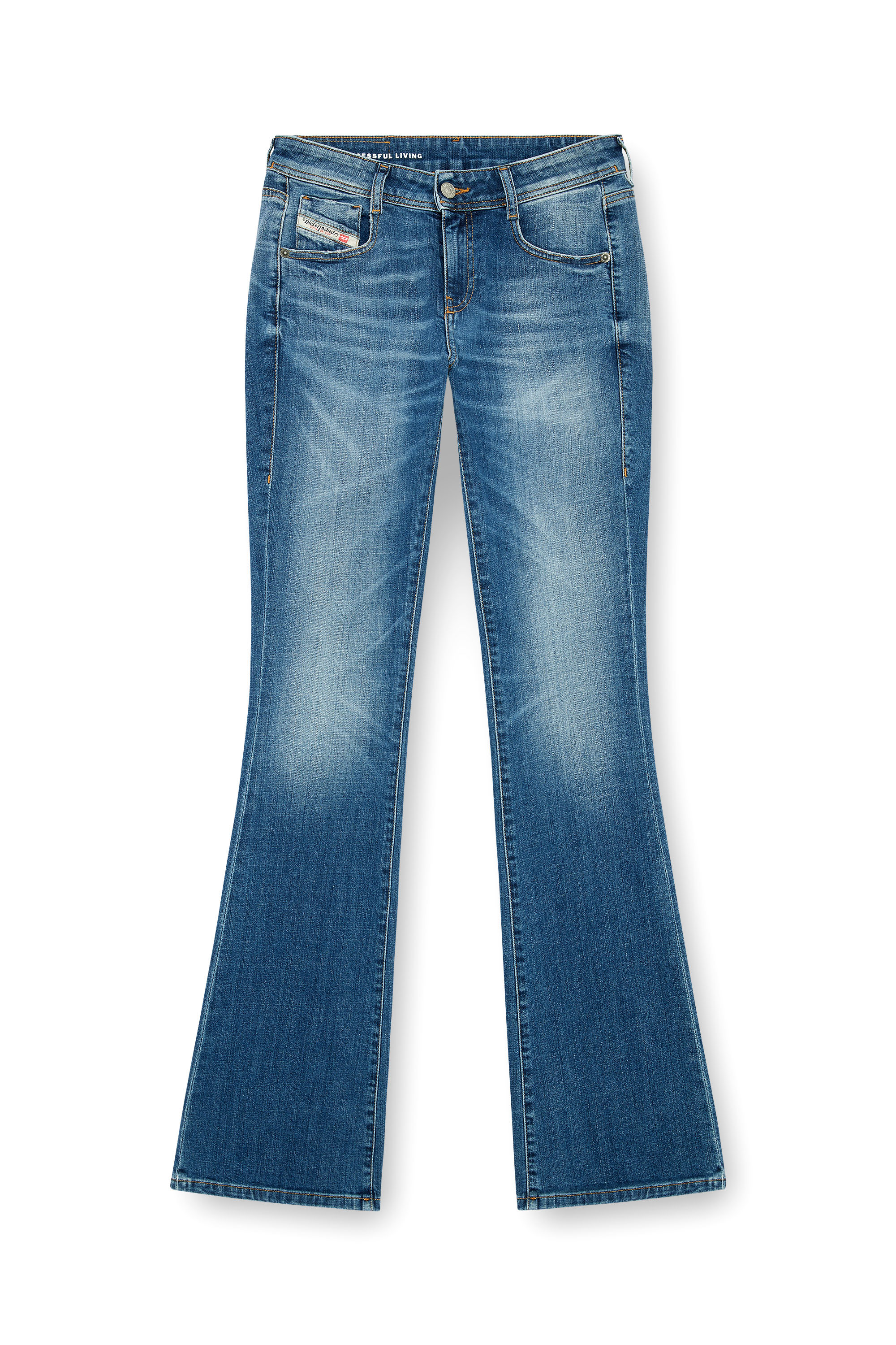 Diesel - Bootcut Jeans 1969 D-Ebbey 09J33 Mujer, Azul medio - 6
