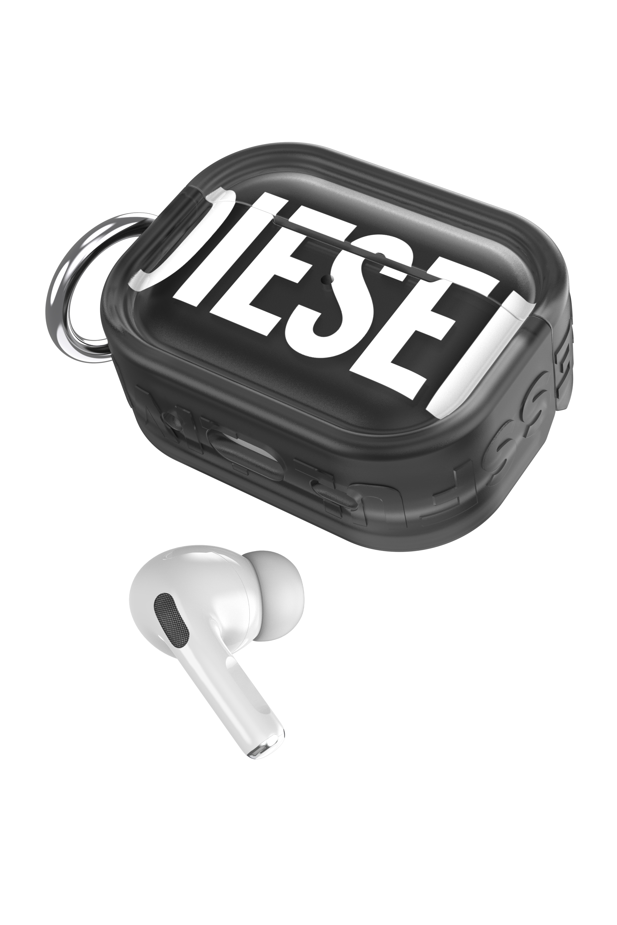 Diesel - 60451  AIRPODS CASE, Funda protectora Biscotto para para Airpods Pro / Pro 2 Unisex in Negro - 4