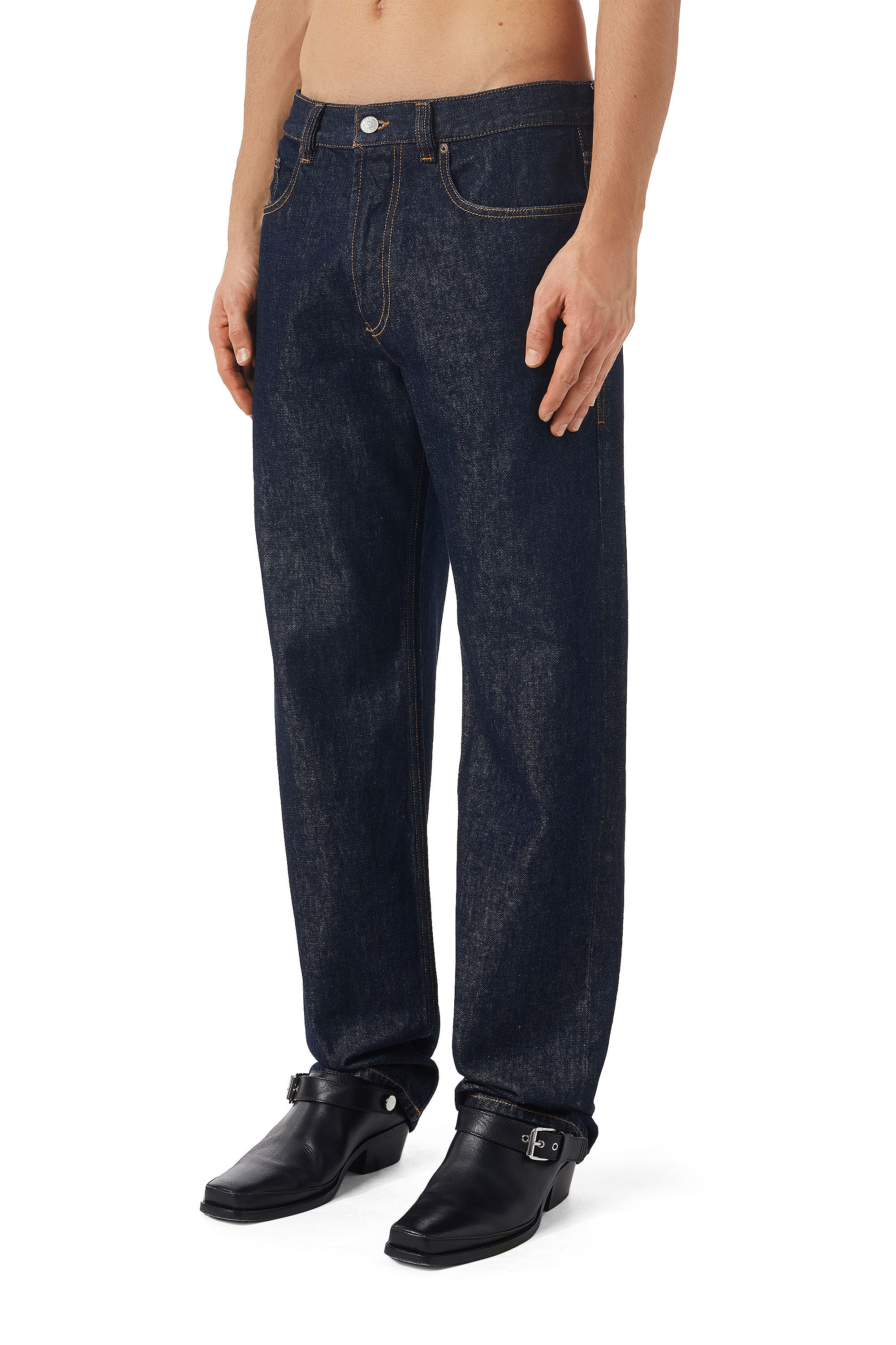 Diesel - 2010 Z9C02 Straight Jeans, Azul Oscuro - Image 3