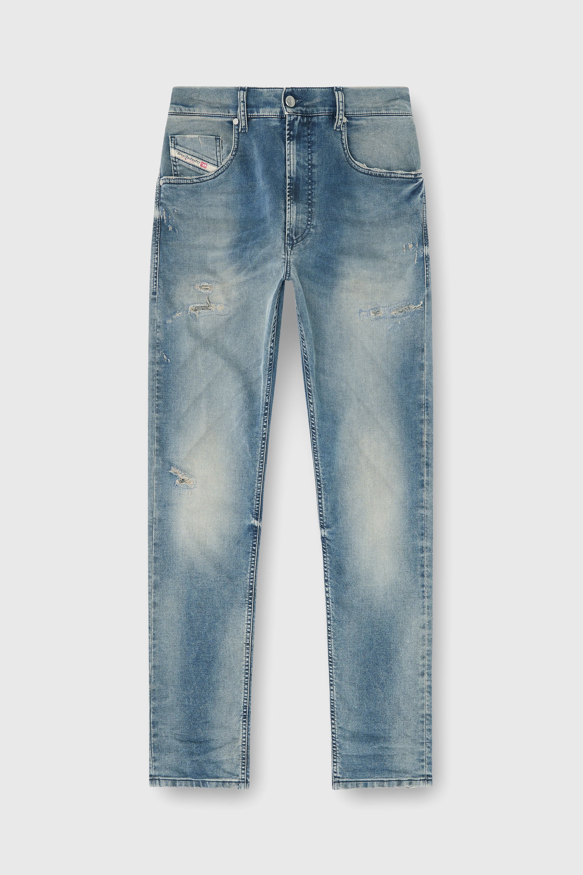 Diesel - Regular 2032 D-Krooley-BW Joggjeans&reg; 068WY Hombre, Azul medio - 2