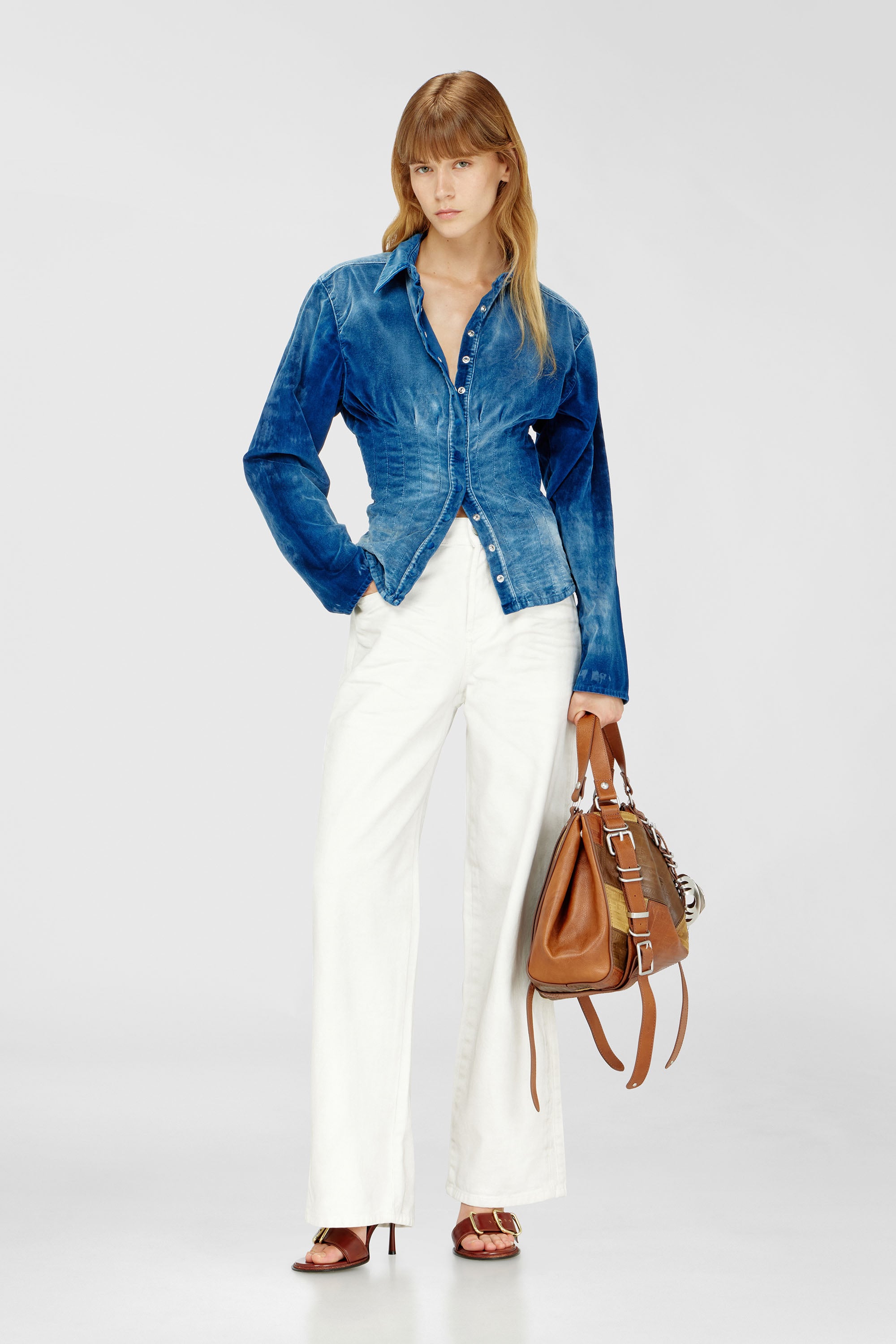 Diesel - Relaxed Jeans 1982 D-Hakou 007GG Unisex, Blanco - 1