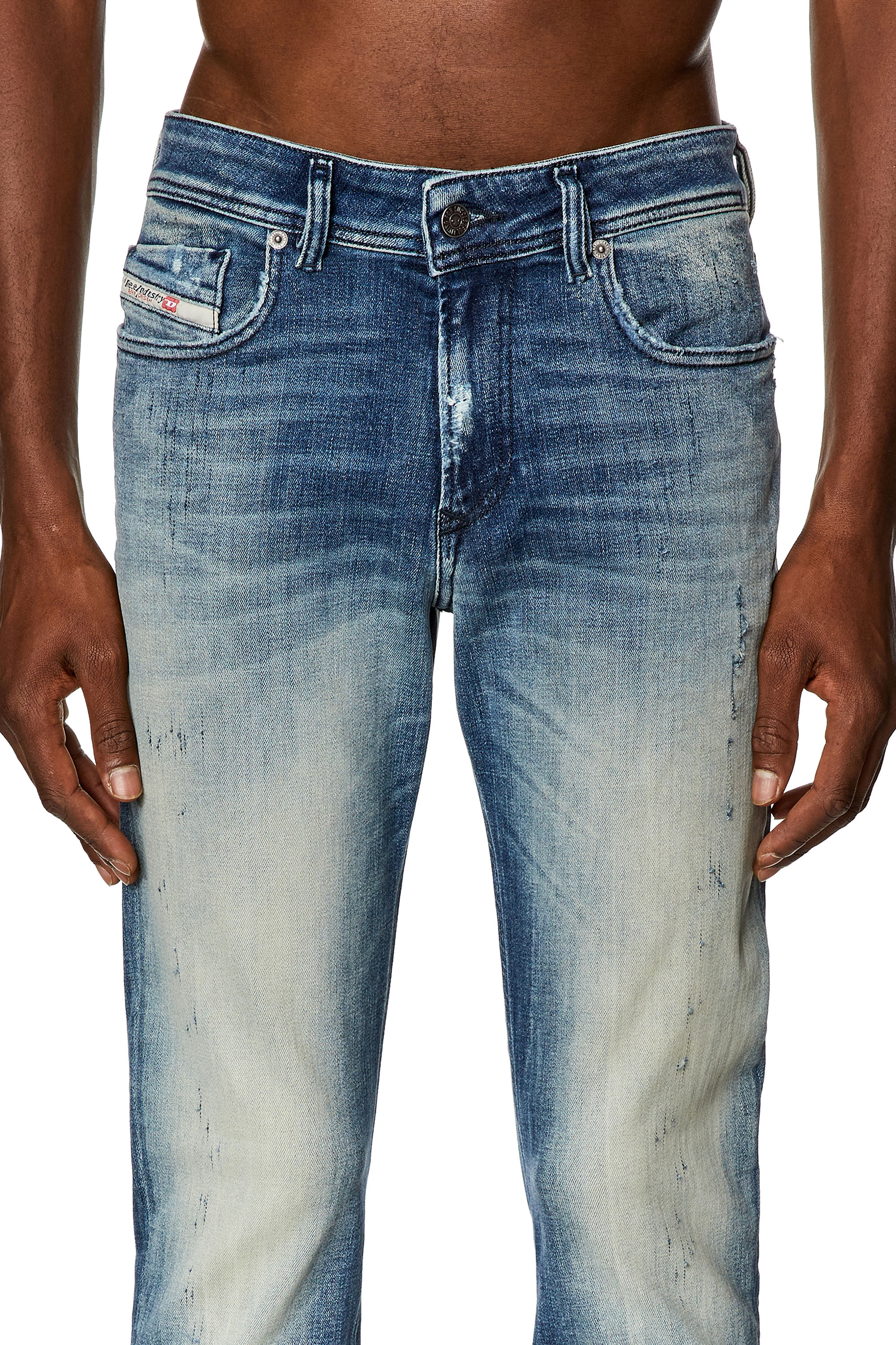 Diesel - Skinny Jeans 1979 Sleenker 09G87, Azul Oscuro - Image 3
