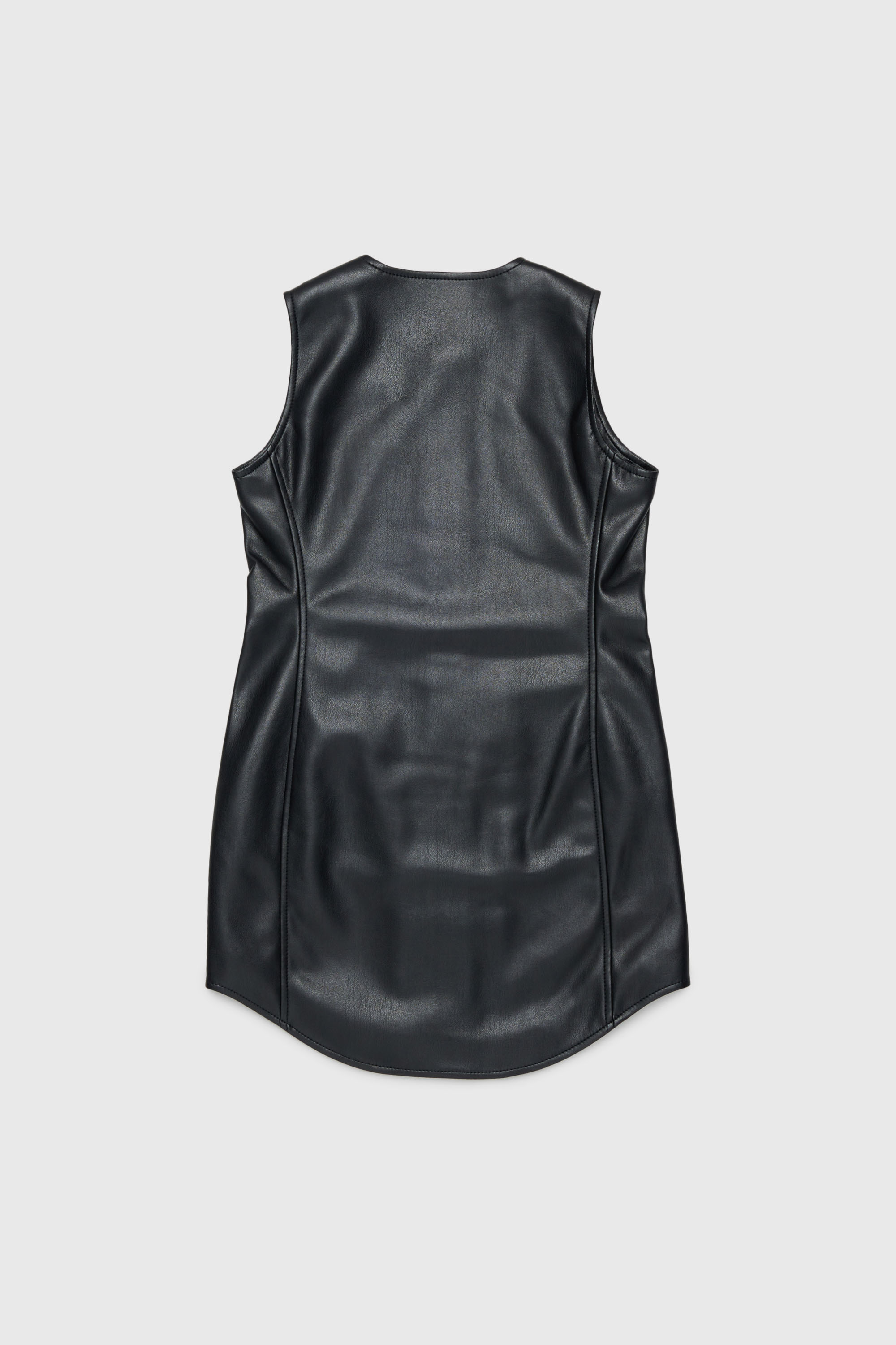 Diesel - DJENNY, Woman's Zip-through sleeveless shirt dress in Black - 2