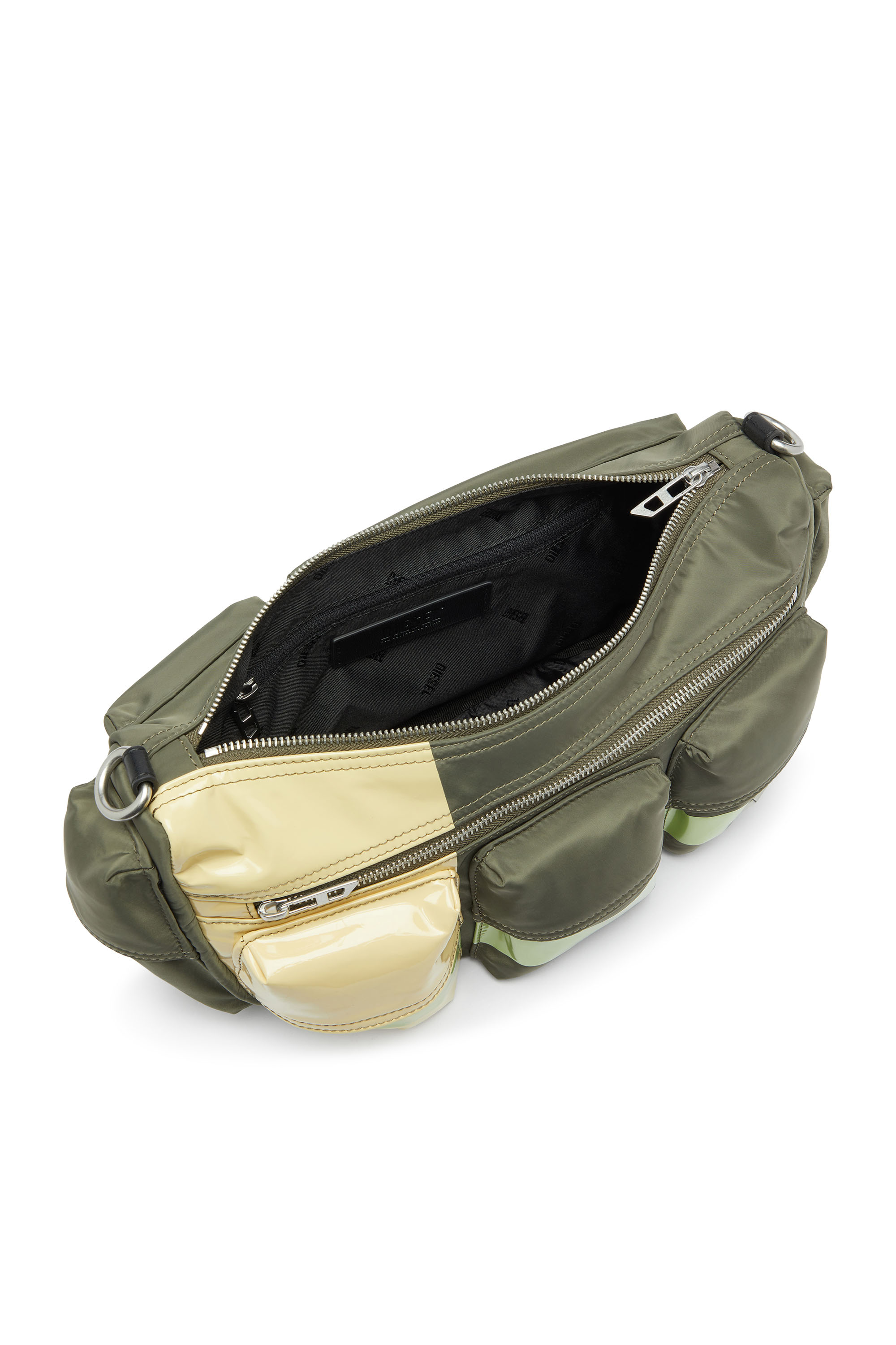 Diesel - MULTI-PKTS SHOULDER BAG X, Multi-Pkts - Bolso bandolera con dise&ntilde;o color block Unisex in Multicolor - 3