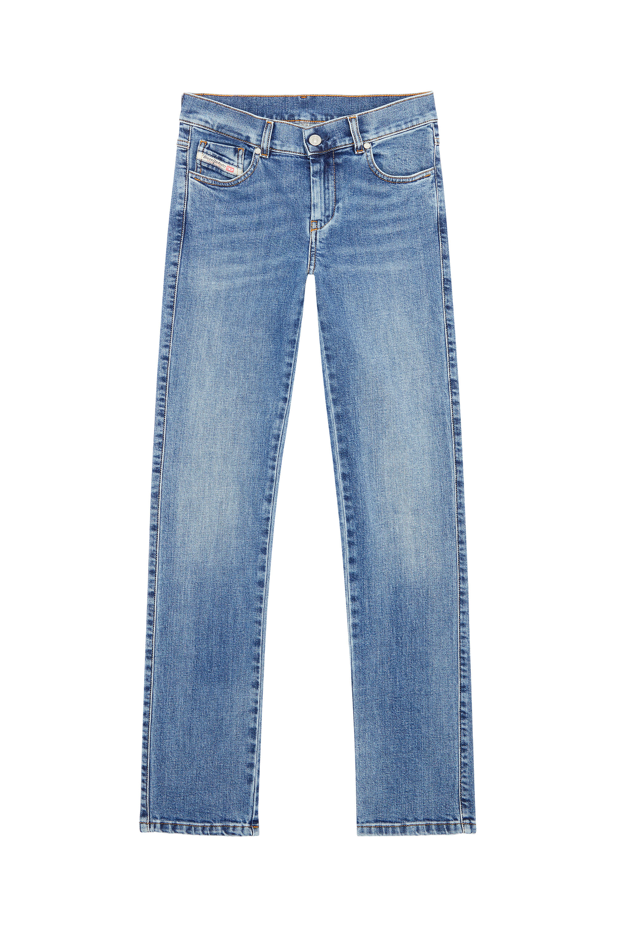 Diesel - Straight Jeans Sandy E09AA, Azul medio - Image 5