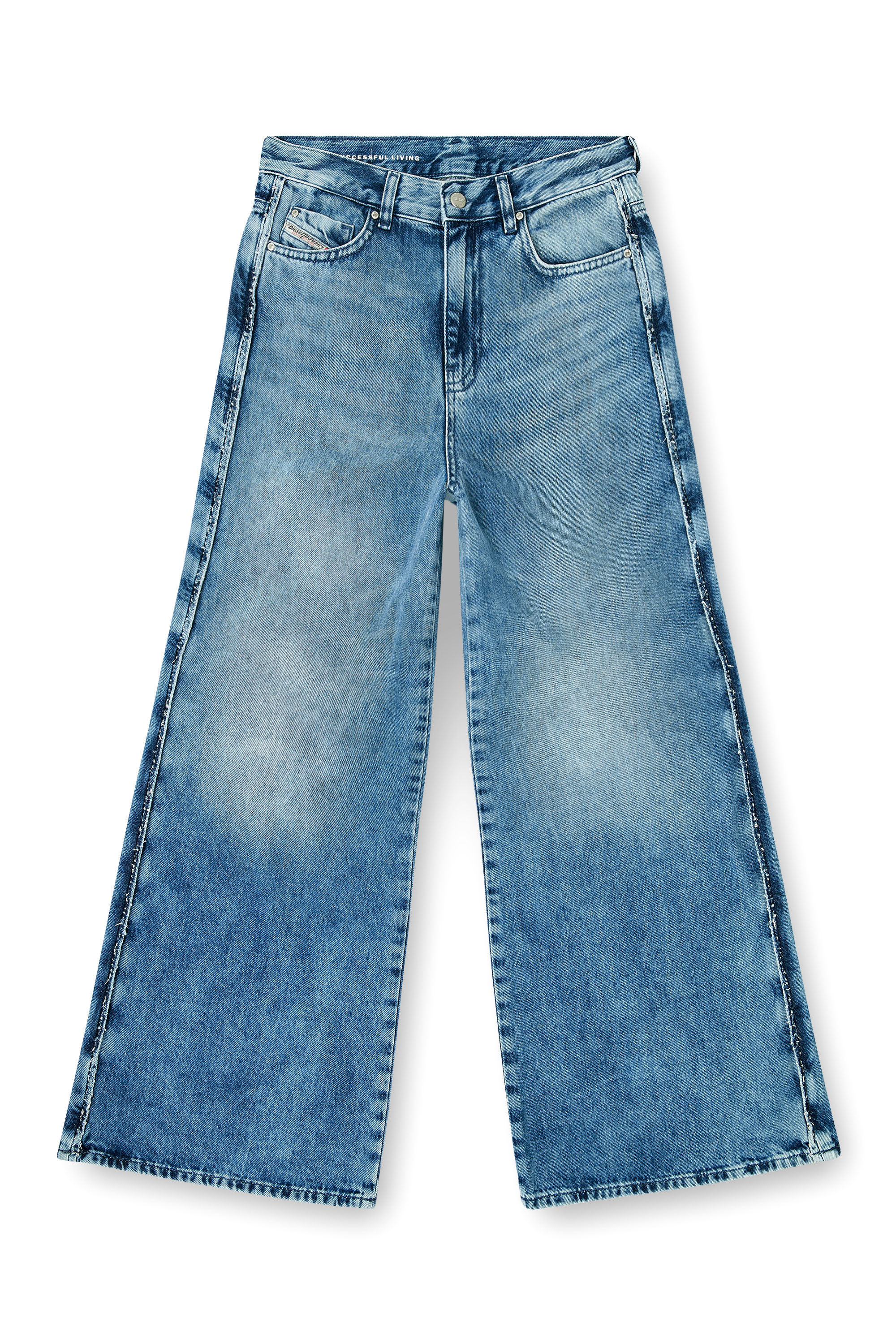 Diesel - Flare Jeans 1978 D-Akemi 0ADCJ Mujer, Azul medio - 3