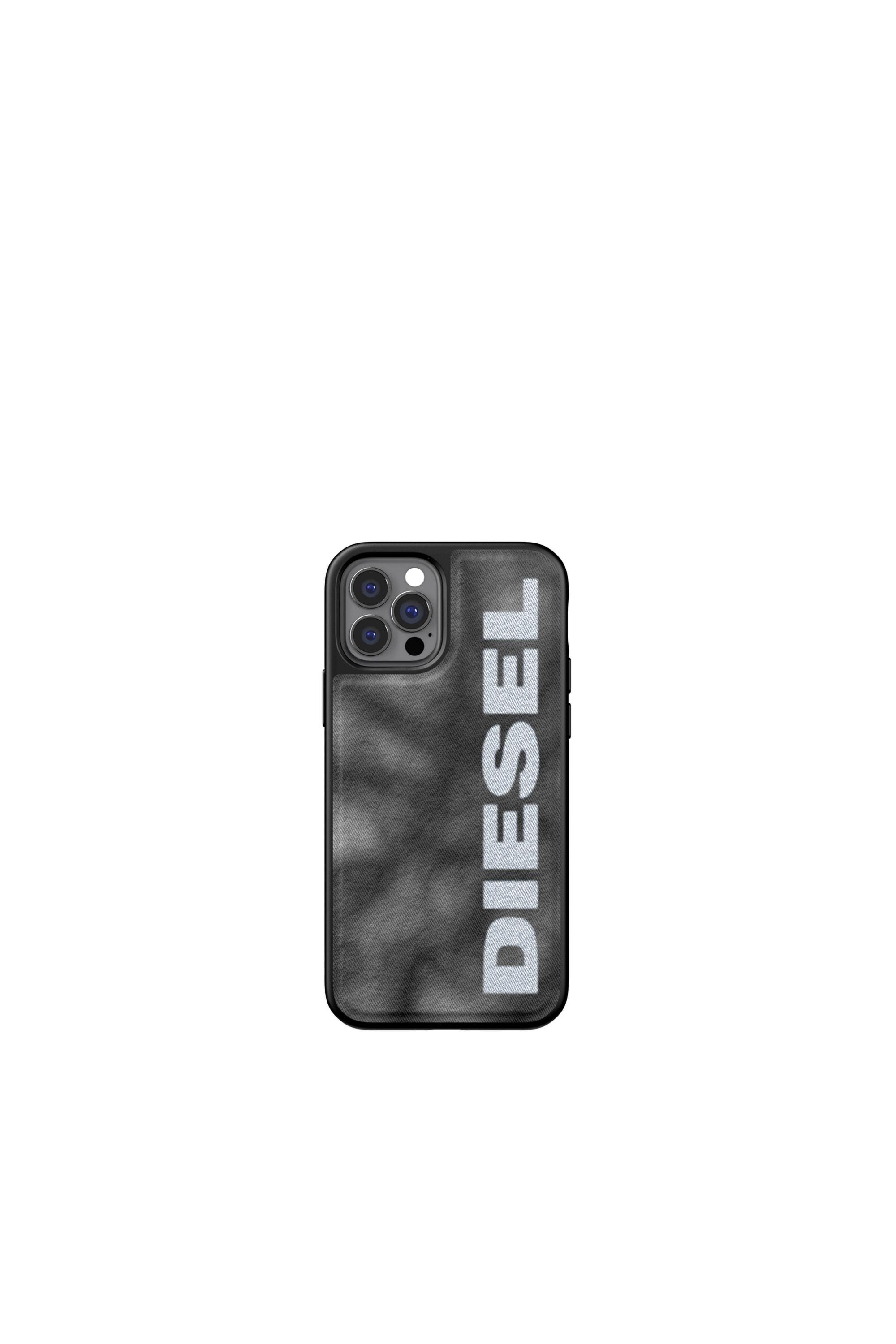 Diesel - 44297   STANDARD CASES, Funda moldeada en tejido vaquero por iPhone 12 / 12 Pro Unisex in Negro - 2