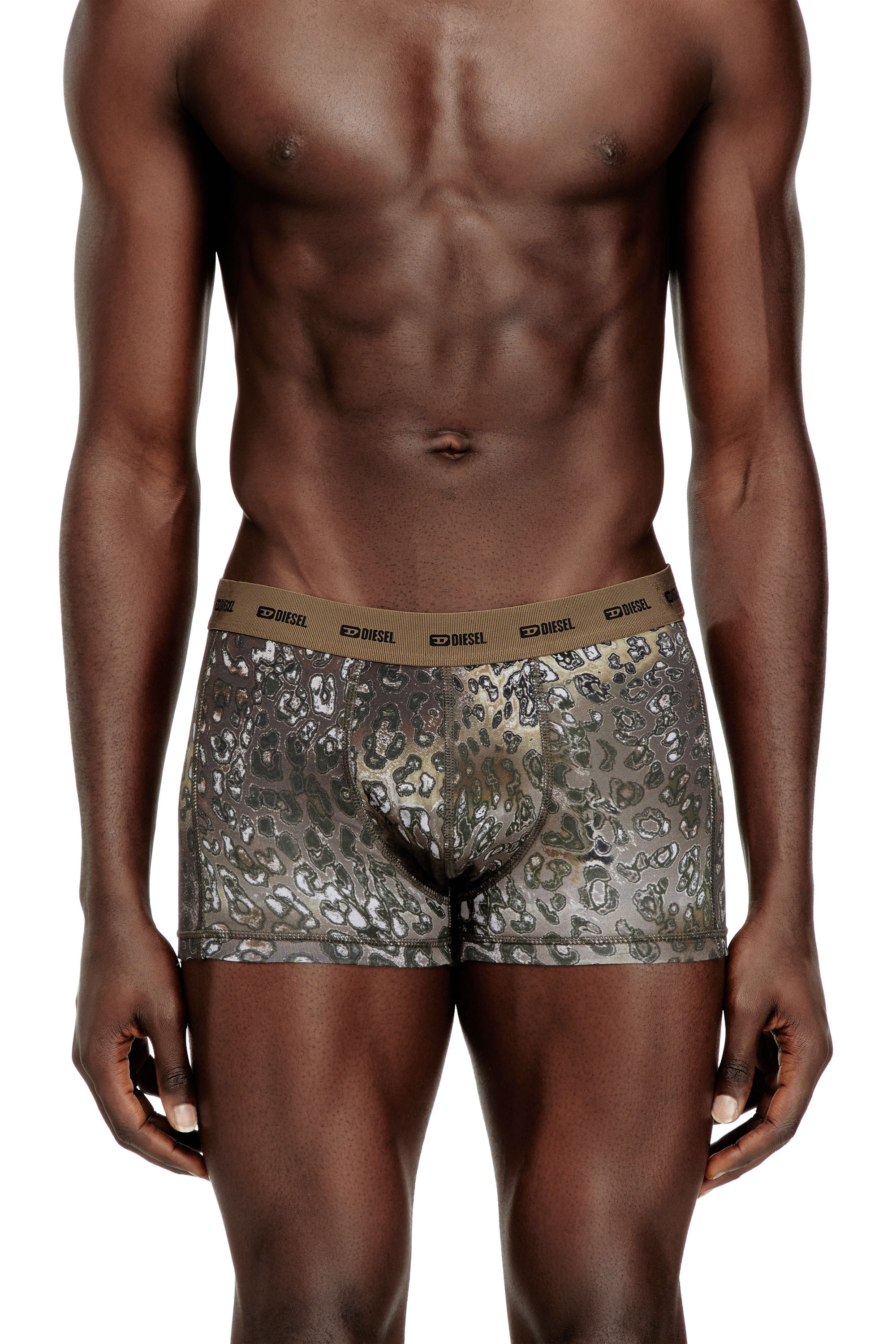 Diesel - DAMIEN-UTLT-3PACK, Paquete de tres b&oacute;xers de algod&oacute;n el&aacute;stico Hombre in Multicolor - 3