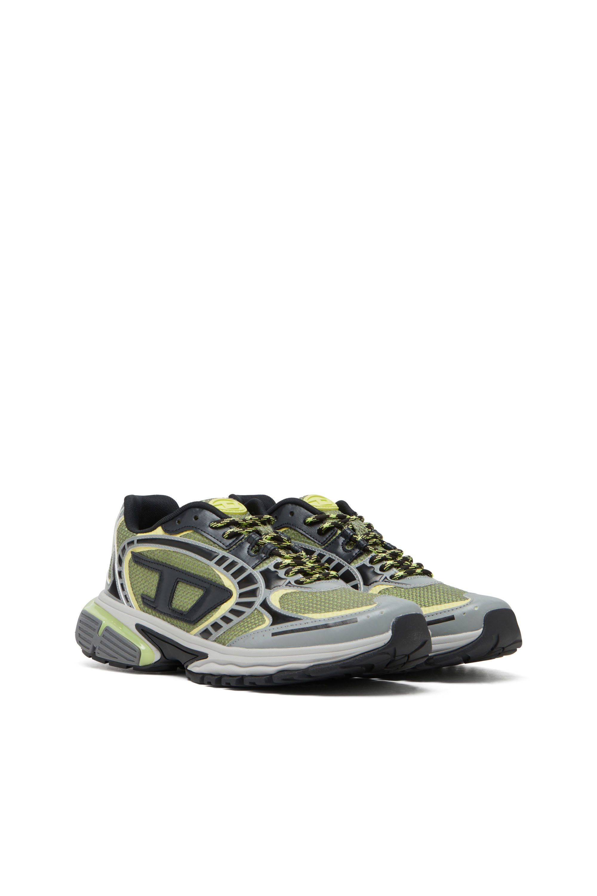 Diesel - S-PRO-V-DENSE LOW, Deportivas de malla con logotipo Oval D Hombre in Multicolor - 2