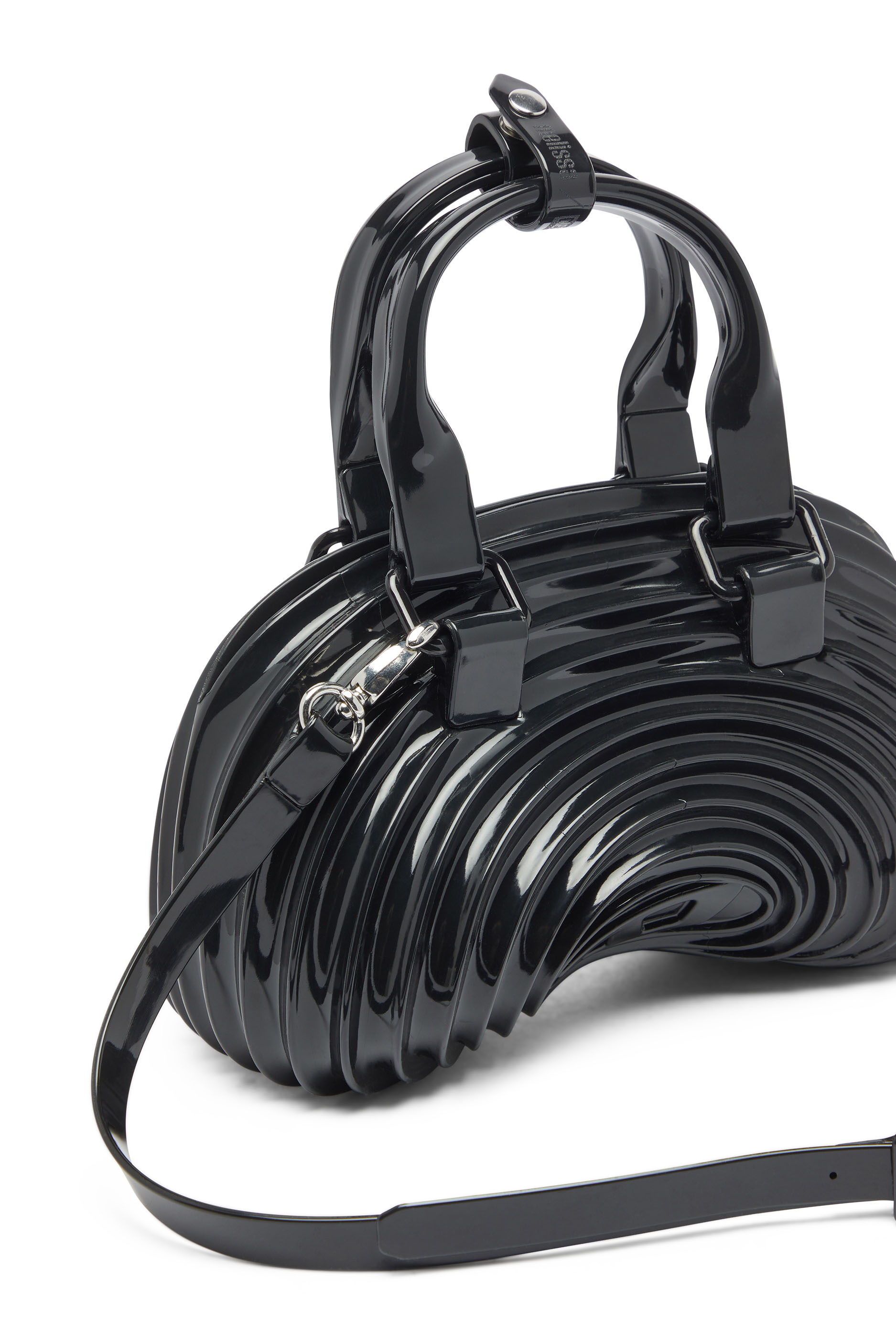 Diesel - MELISSA QUANTUM DOME, Quantum Dome &ndash; Bolso de mano en Melflex&reg; Mujer in Negro - 6