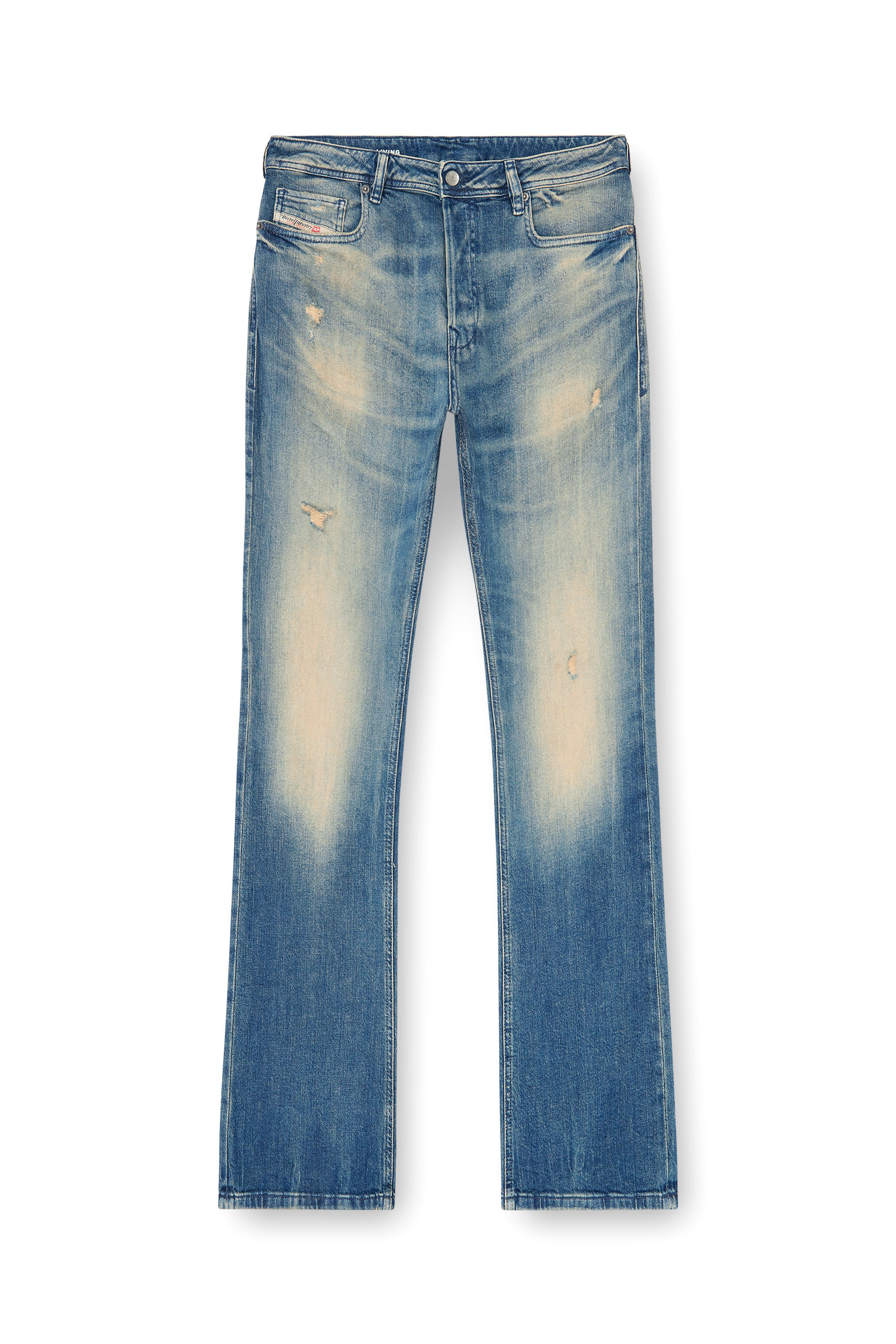 Diesel - Bootcut Jeans 2007 Zatiny 0KBBW Hombre, Azul medio - 3