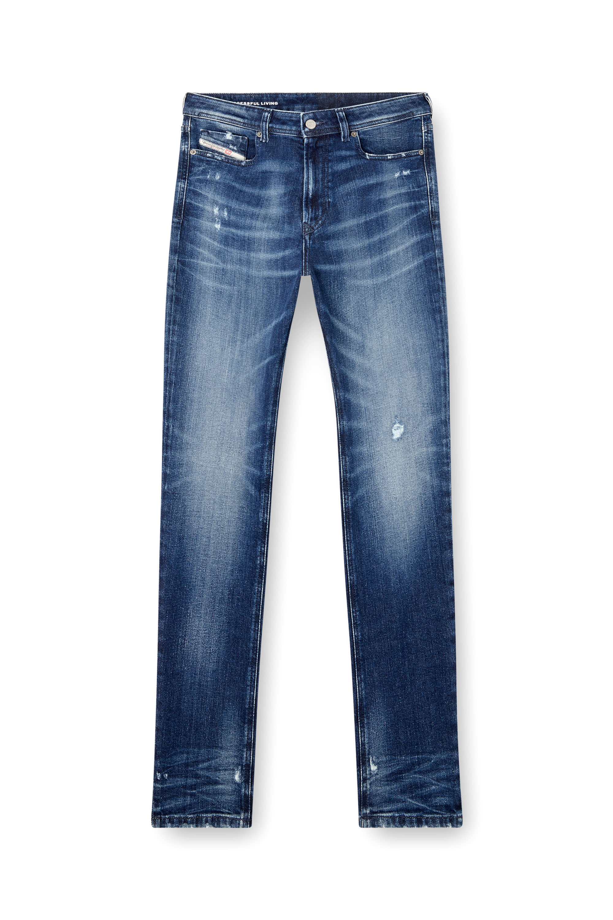 Diesel - Skinny Jeans 1979 Sleenker 09L42 Hombre, Azul Oscuro - 3