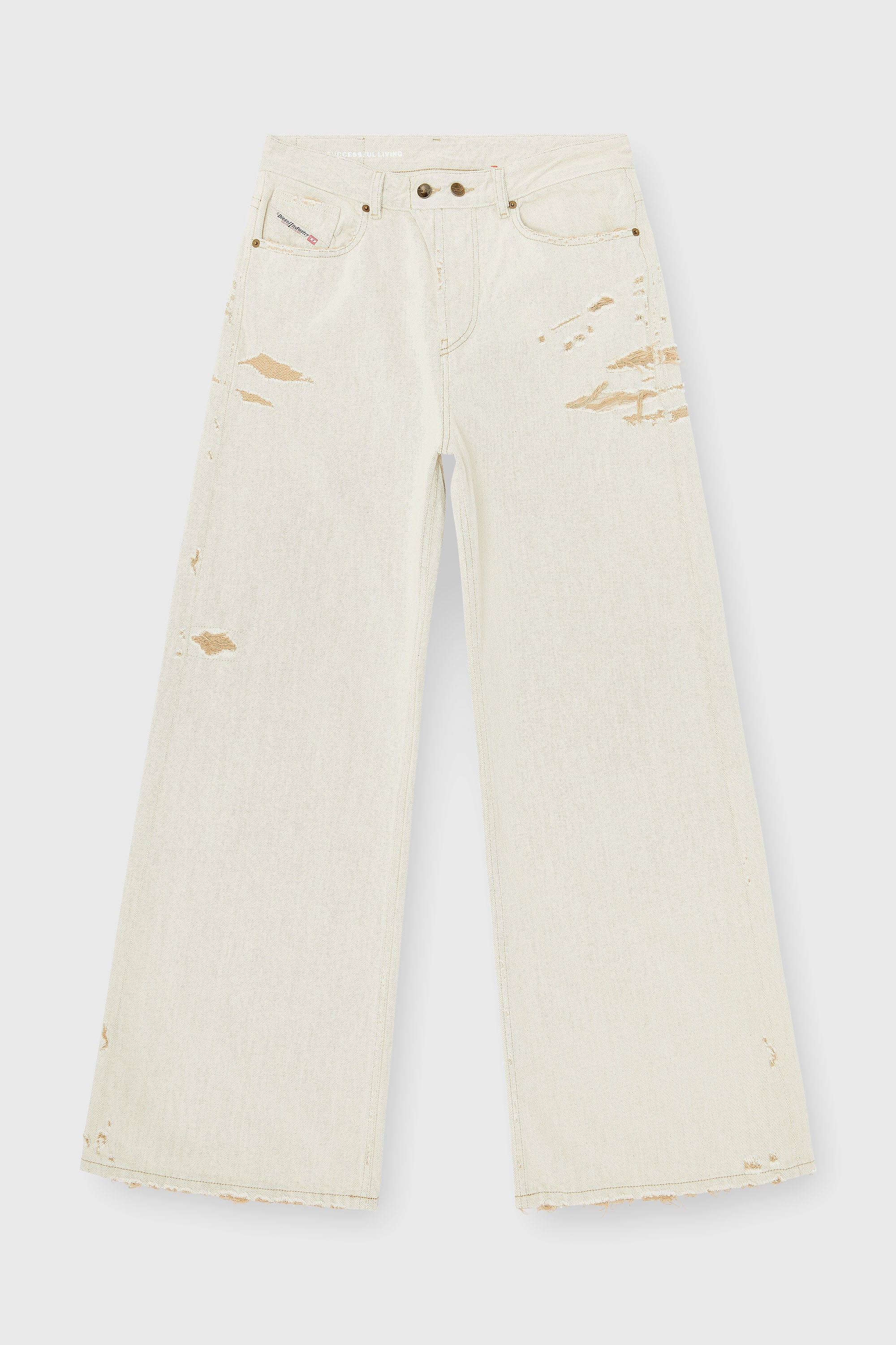 Diesel - Relaxed Jeans 1996 D-Sire 09P89 Mujer, Beige - 2