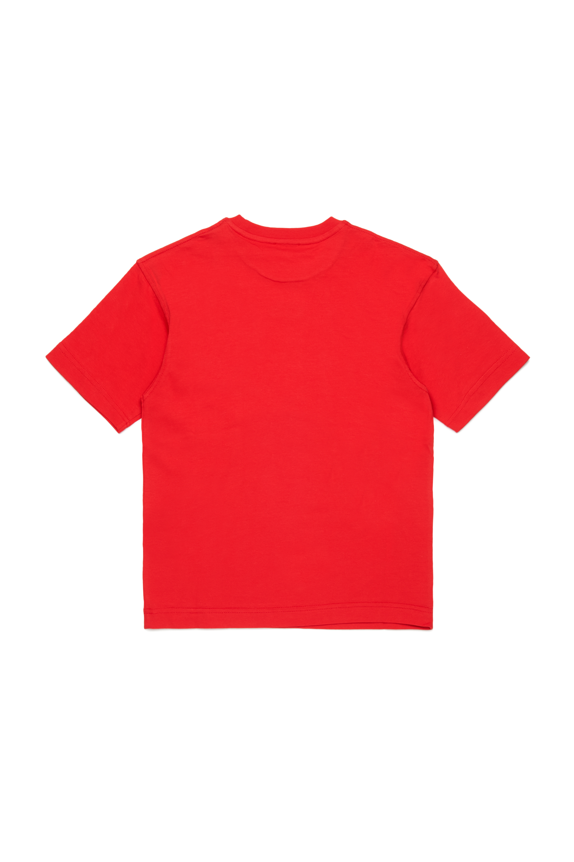 Diesel - TMARCUS OVER, Camiseta con Oval D metálico Hombre in Rojo - 2