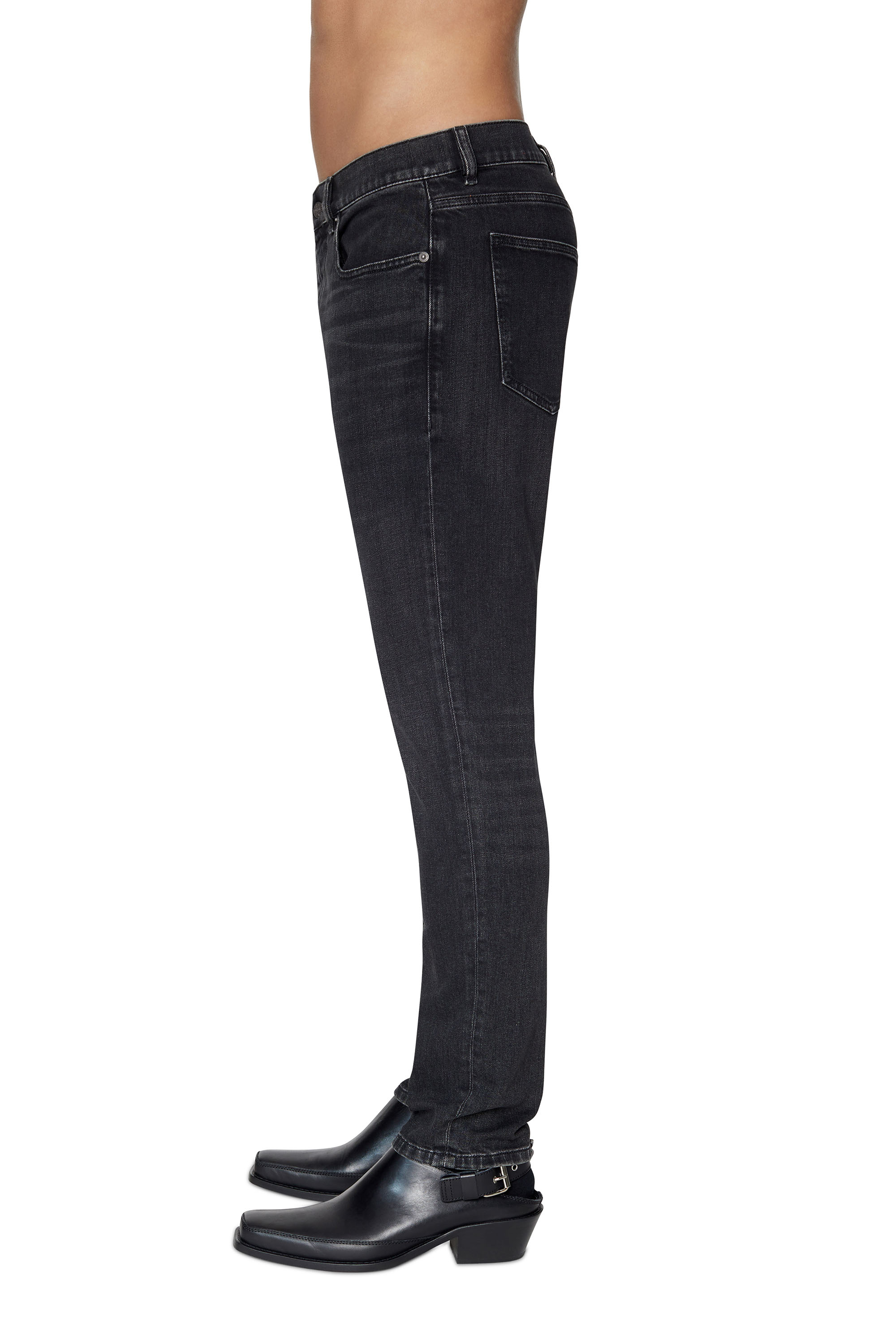 Diesel - Slim Jeans 2019 D-Strukt 09B83, Negro/Gris oscuro - Image 5