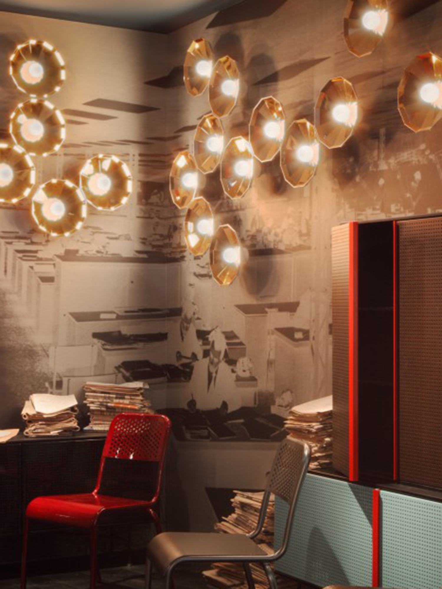 Diesel - MYSTERIO PARETE/SOFF, L&aacute;mpara de pared de inspiraci&oacute;n vintage Unisex in Blanco - 3