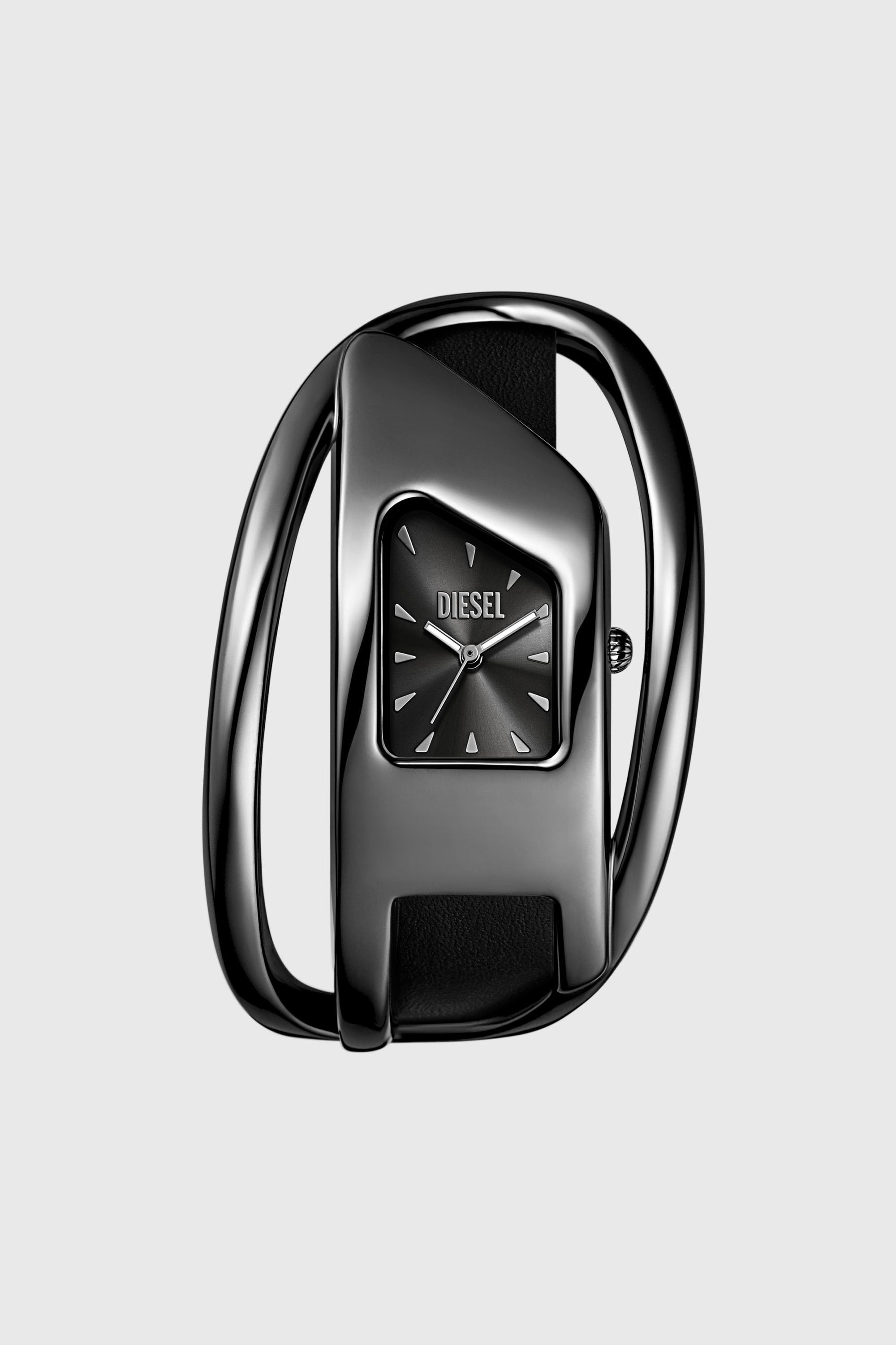Diesel - DZ5629 WATCH, Reloj Wrap-D de cuero negro Mujer in Negro - 1