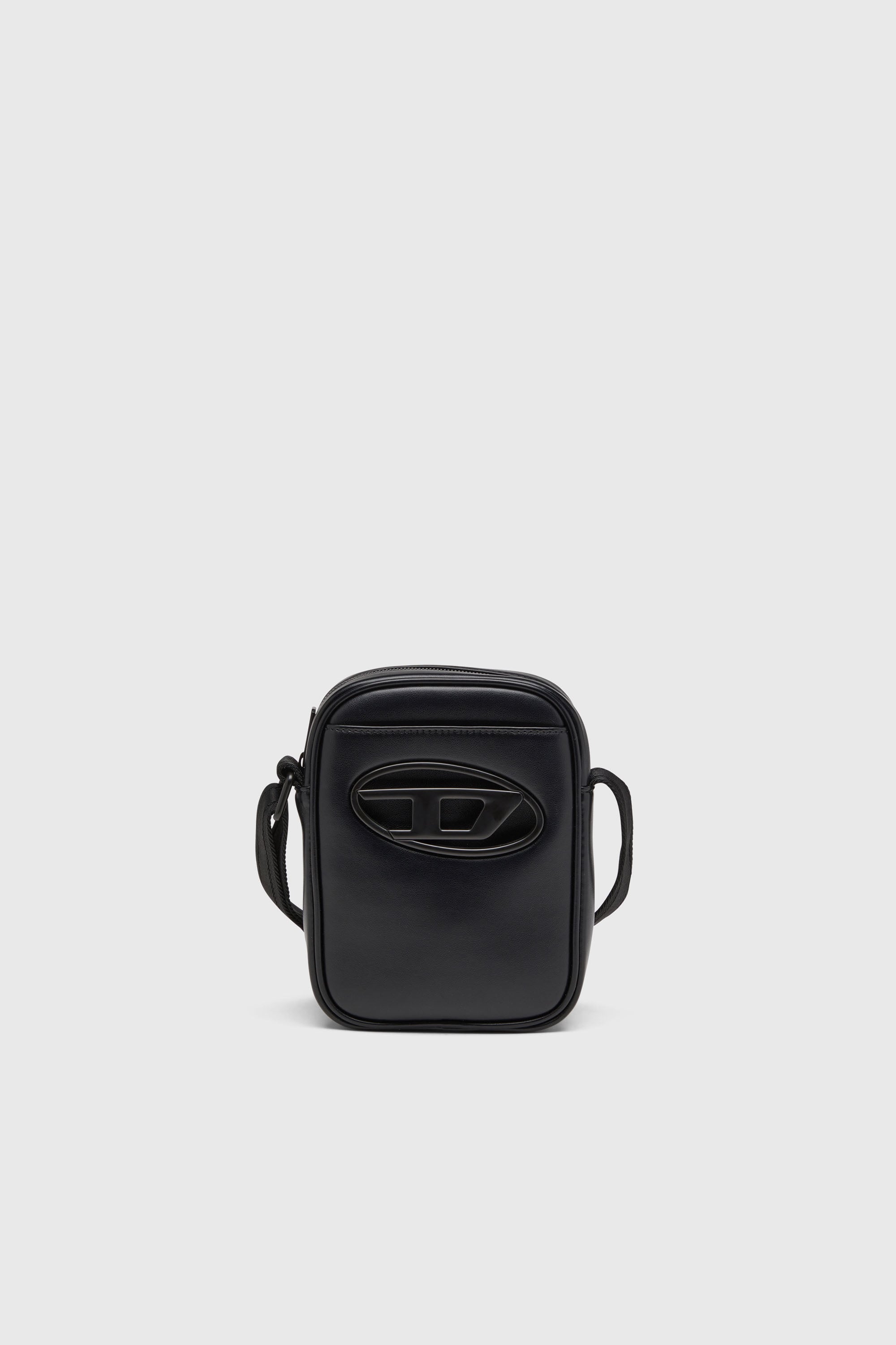 Diesel - HOLI-D CROSSBODY, Holi-D-Bandolera de poliuretano y neopreno Hombre in Negro - 1