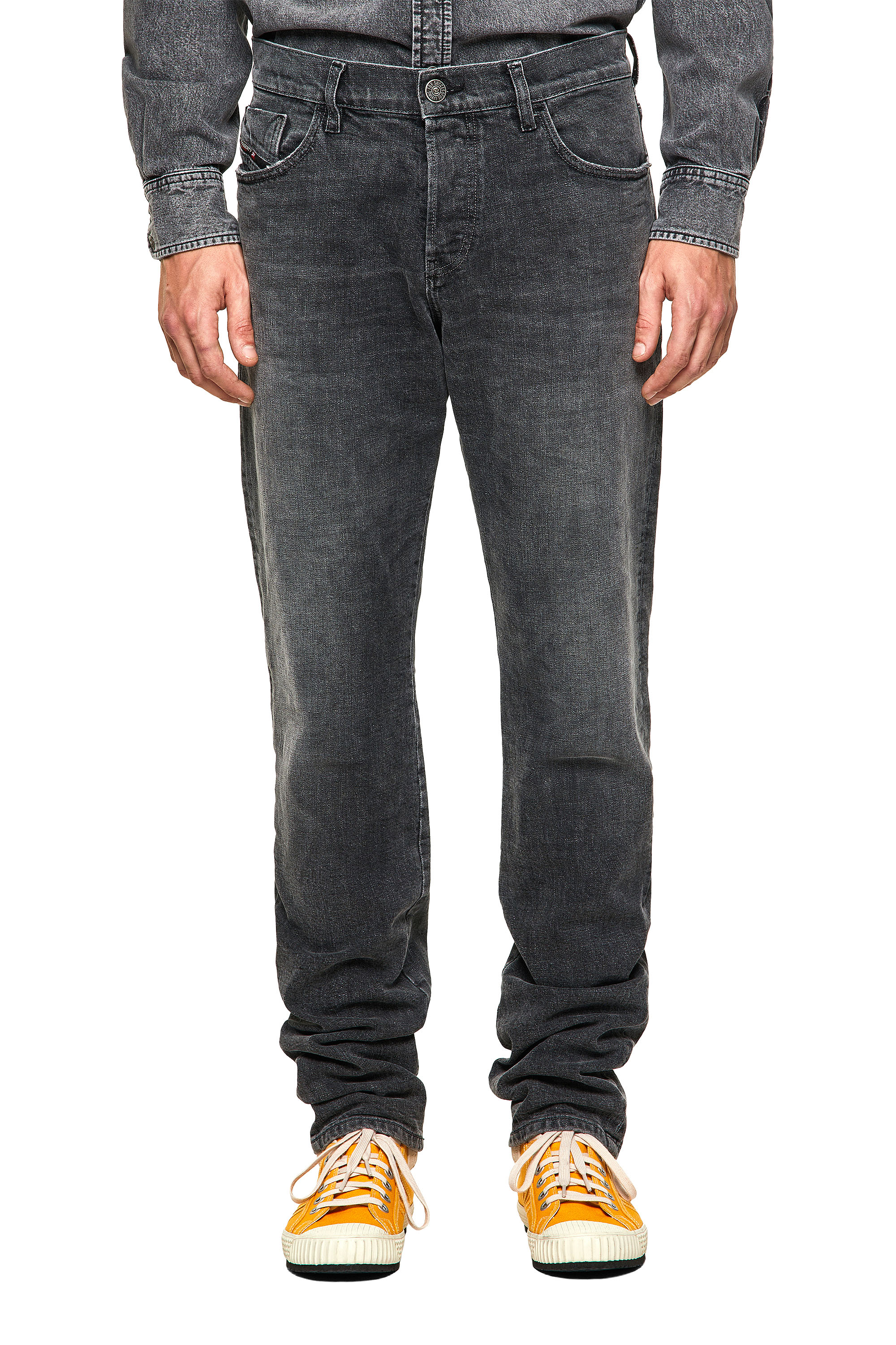 D-Kras 09A3A, Negro/Gris oscuro - Vaqueros
