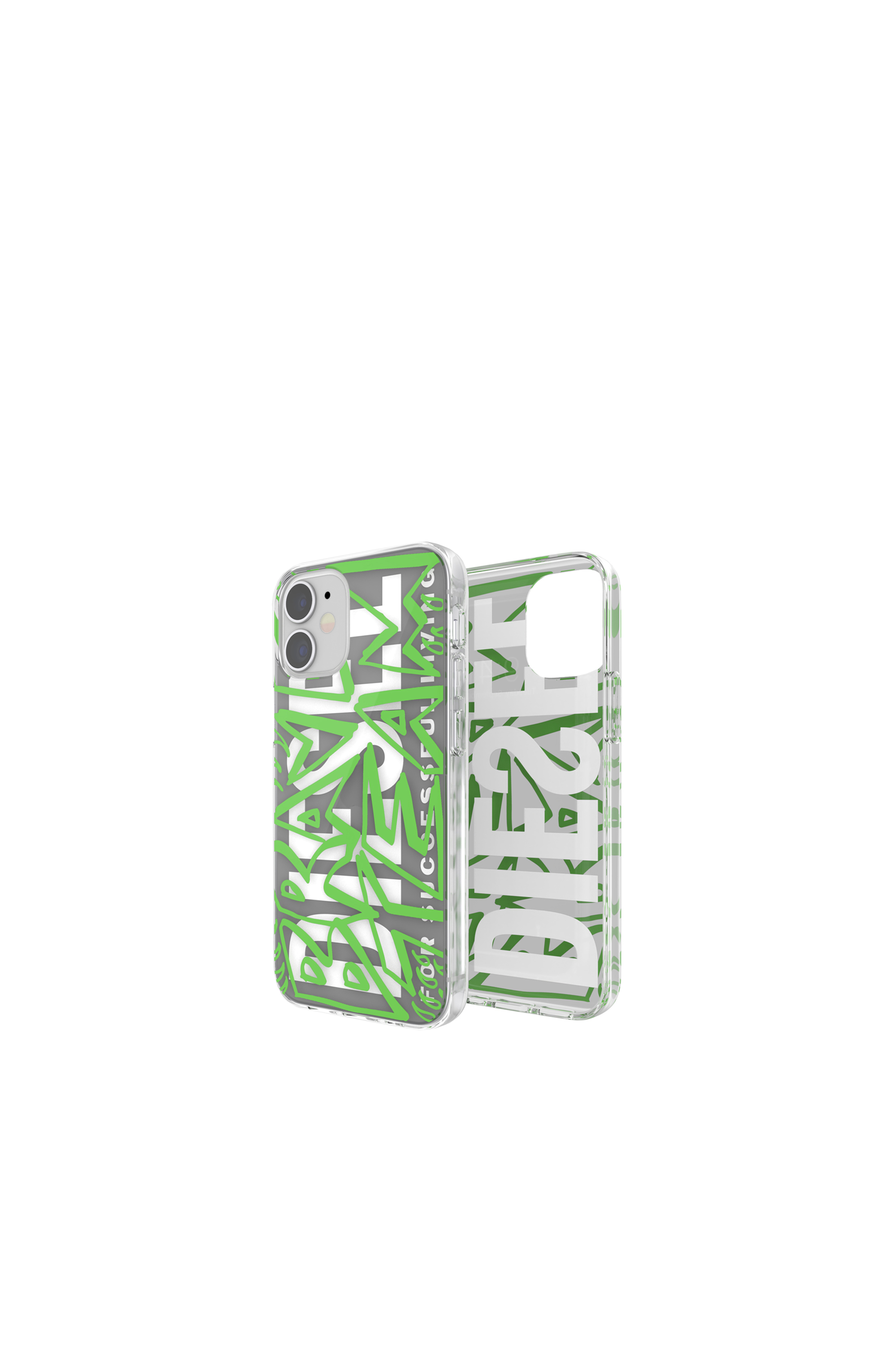 Diesel - 42569 STANDARD CASE, Funda en TPU ultraligero por iPhone 12 Mini Unisex in Verde - 1