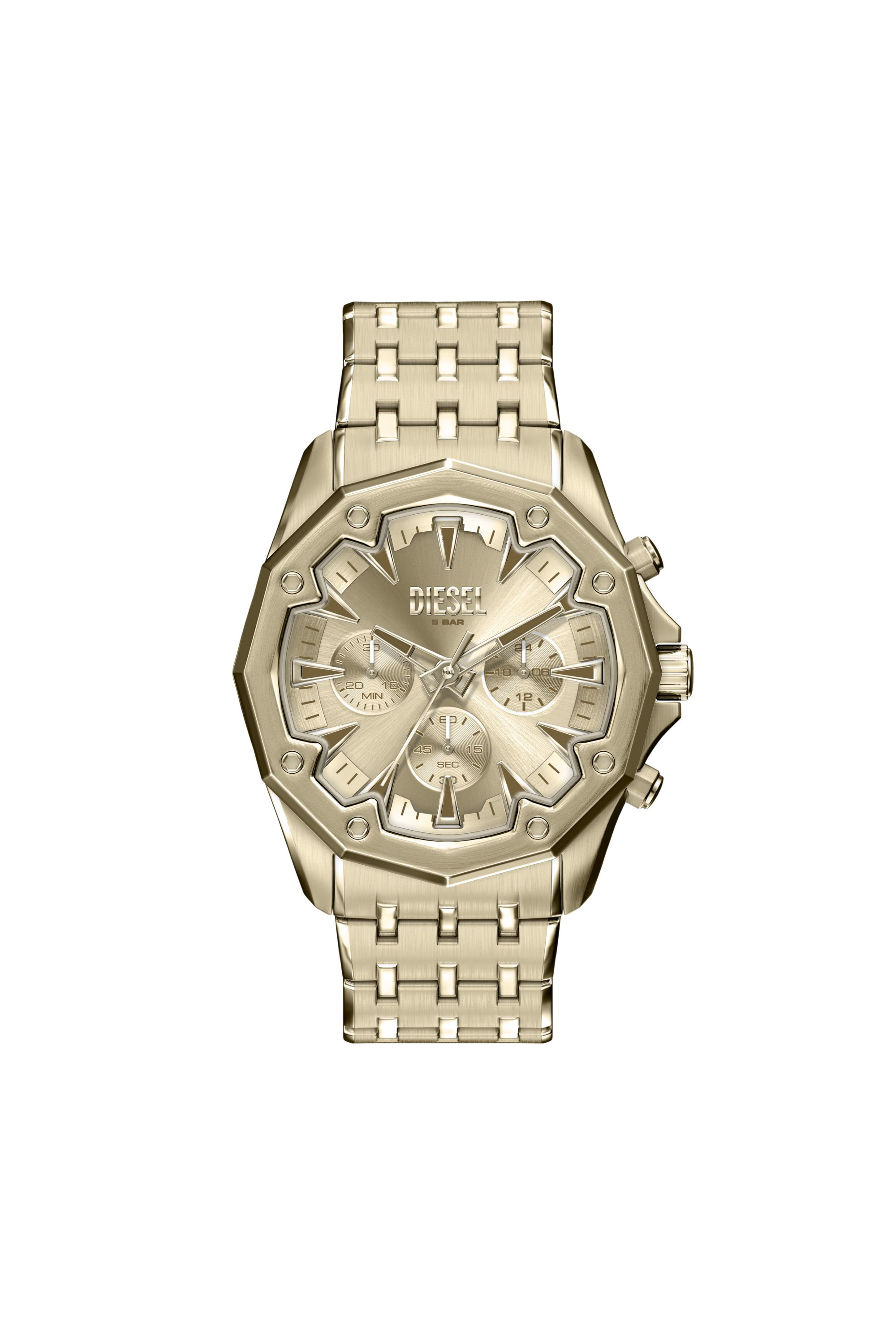 Diesel - DZ4707 WATCH, Reloj Stinger de acero inoxidable en tono dorado Hombre in Dorado - 1