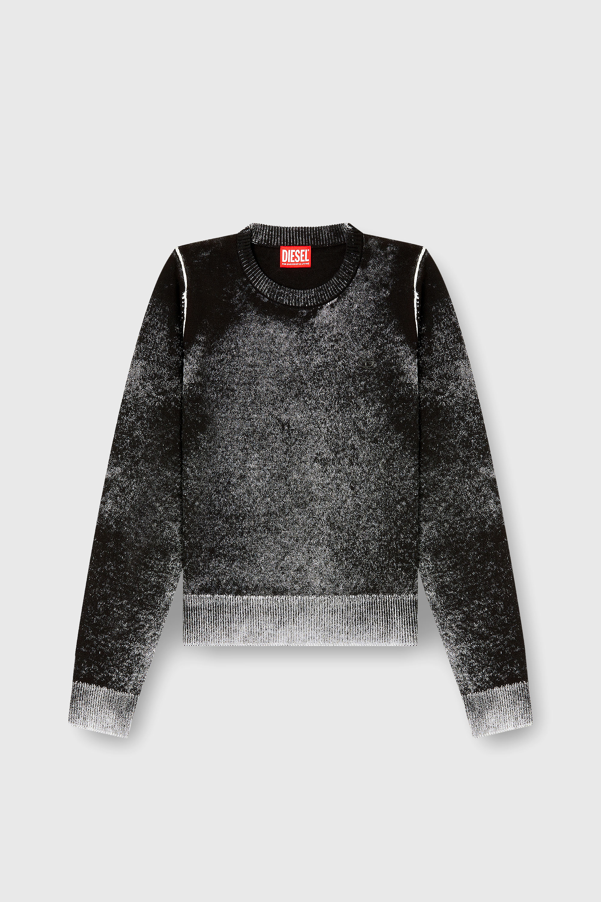 Diesel - M-LOVRE, Jersey con estampado reversible desgastado Mujer in Multicolor - 2
