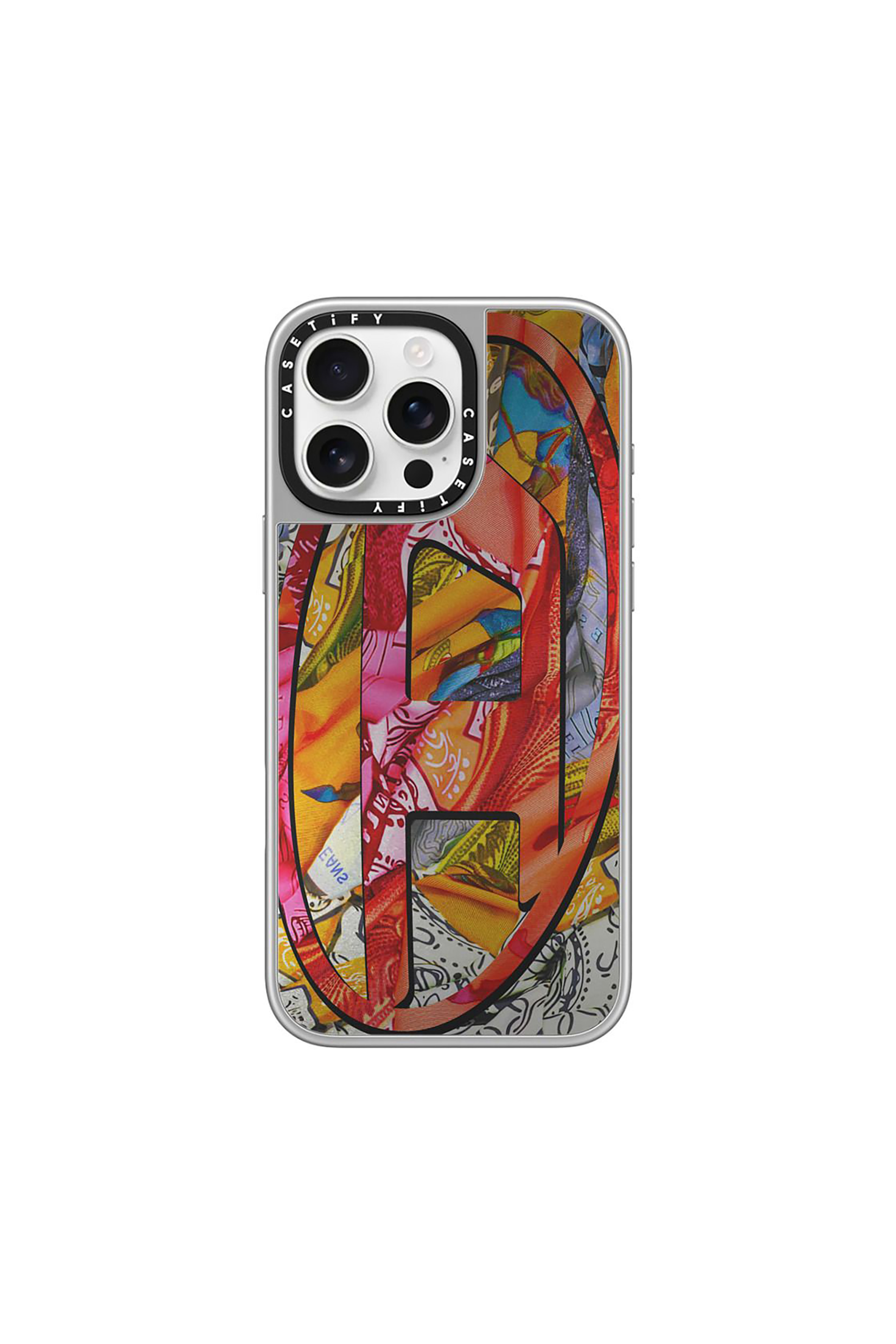 Diesel - 60335 CASETIFY MOULDED CASE, Funda MagSafe Bandana iPhone 16 Pro Max Unisex in Multicolor - 1