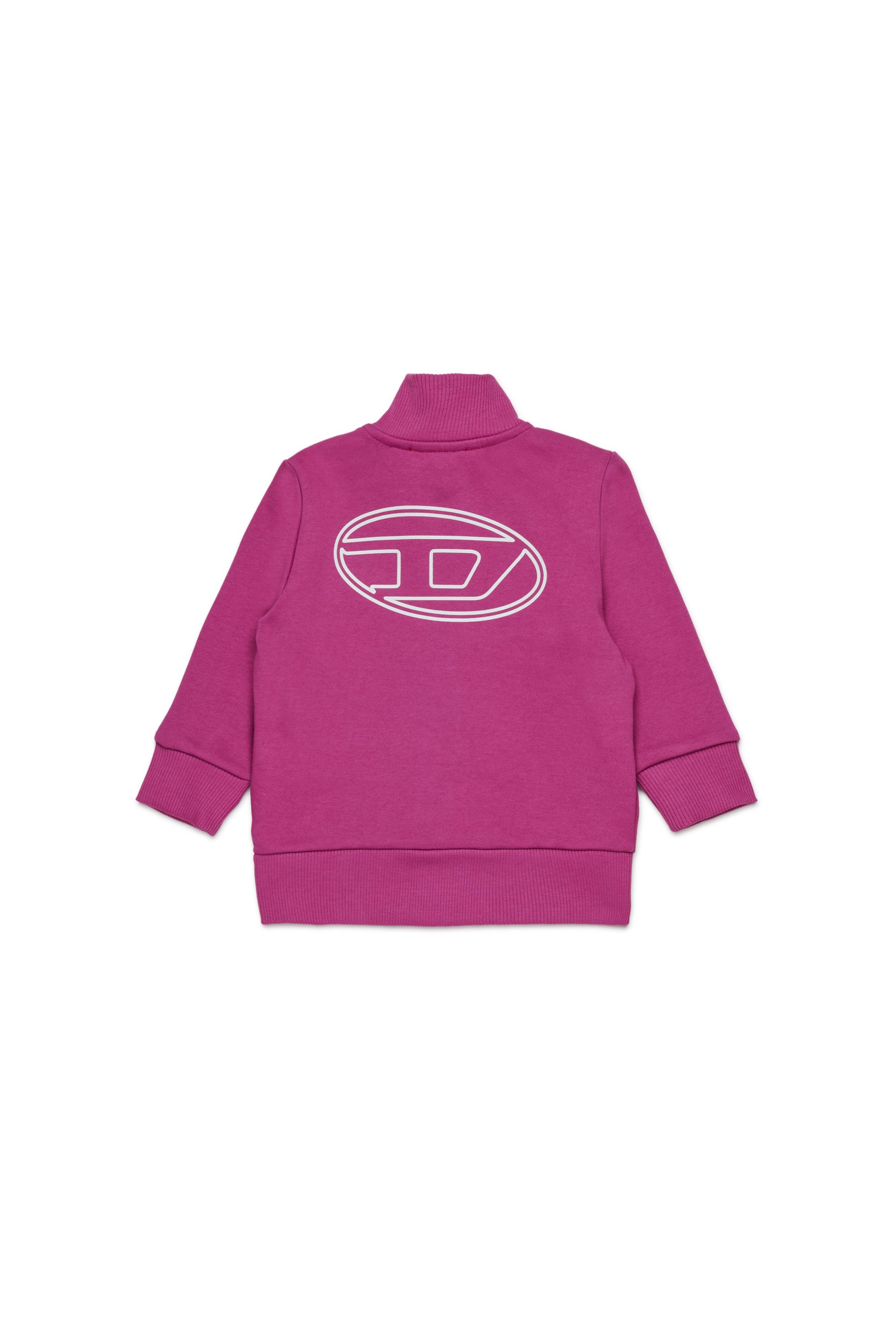 Diesel - SPENCERB, Sudadera de algodón con cierre de cremallera Unisex in Morado - 2