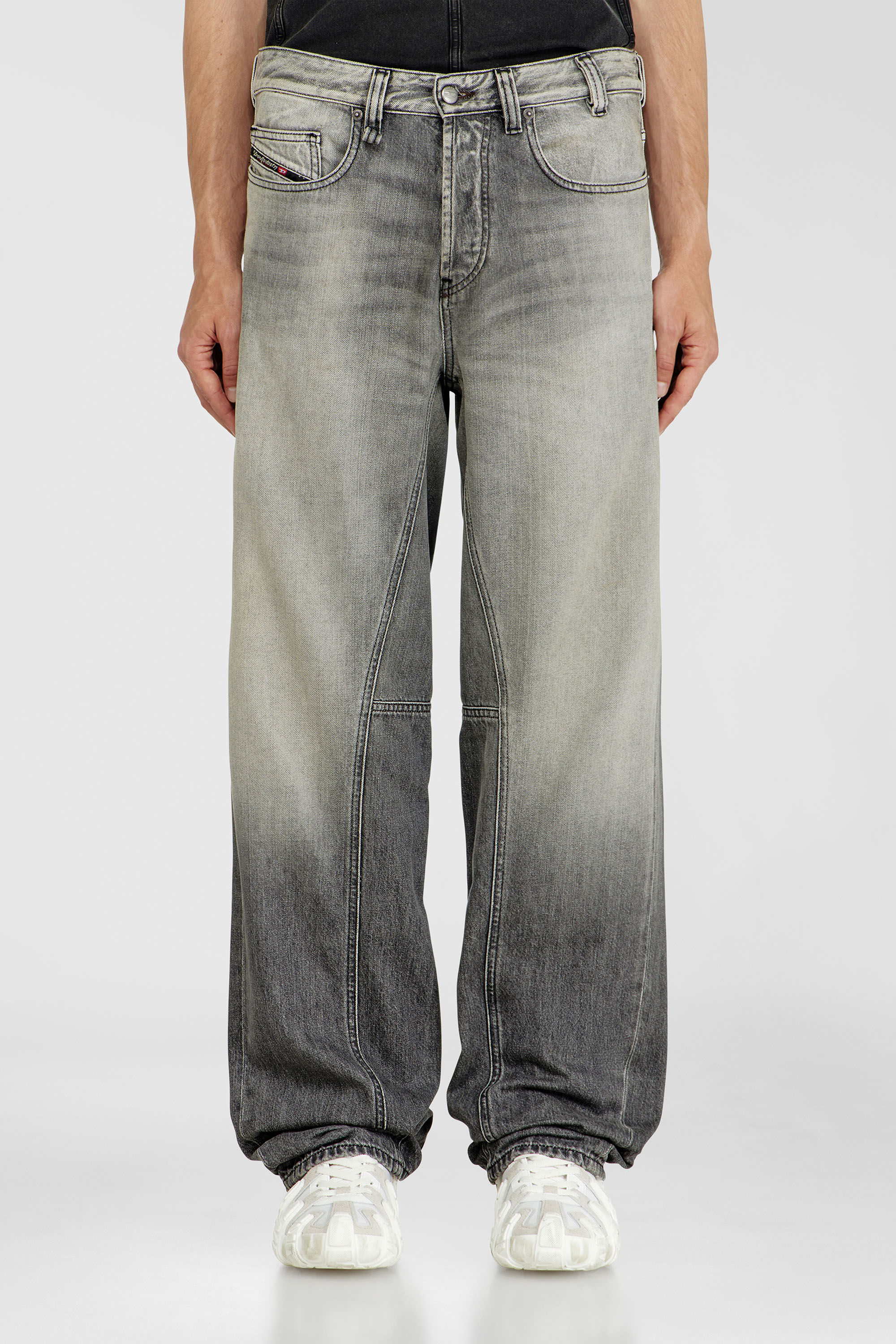 Diesel - Relaxed Jeans 2001 D-Macro 09P56 Hombre, Gris - 1
