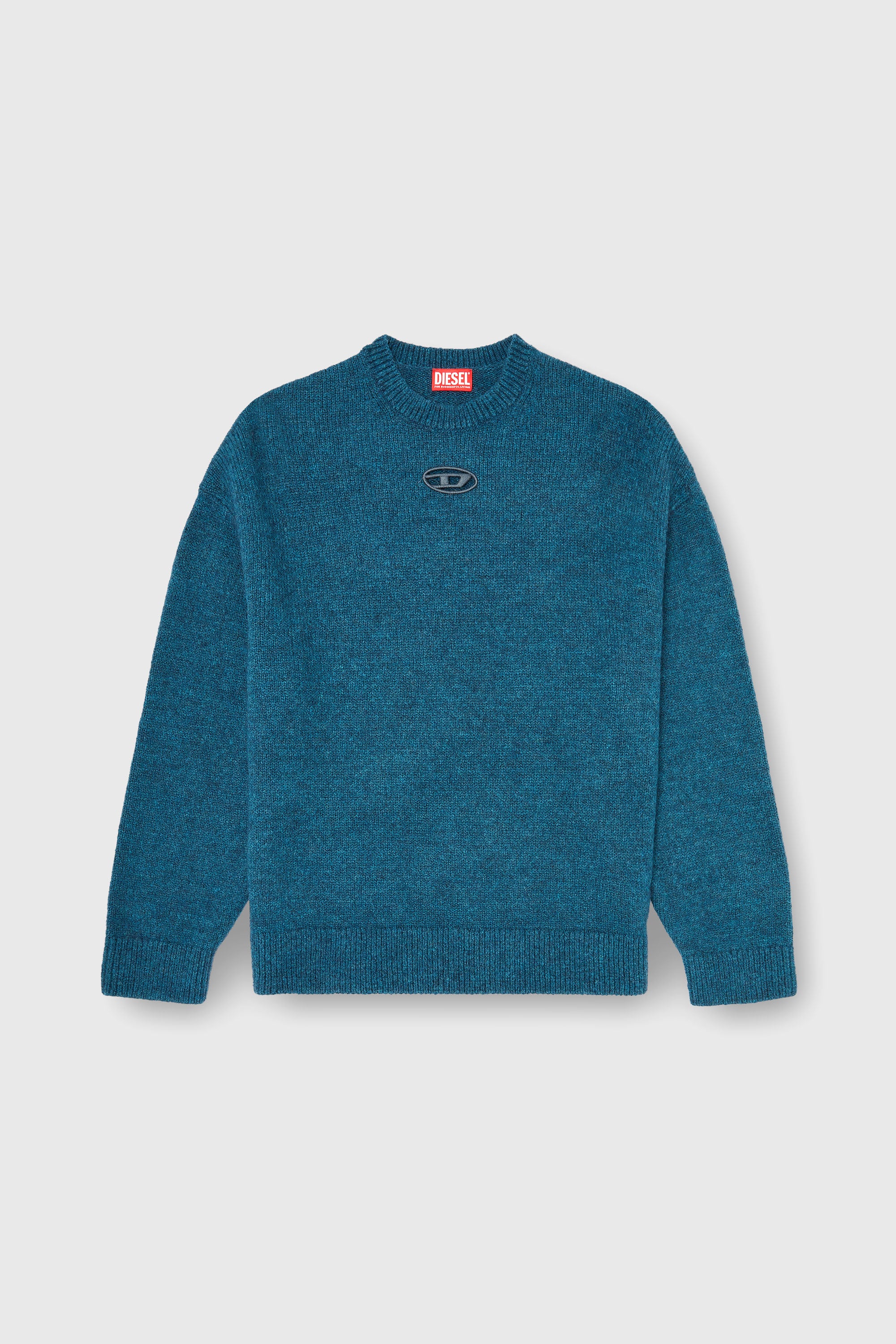 Diesel - K-AREESO, Jersey de mezcla de lana y alpaca Hombre in Verde - 2
