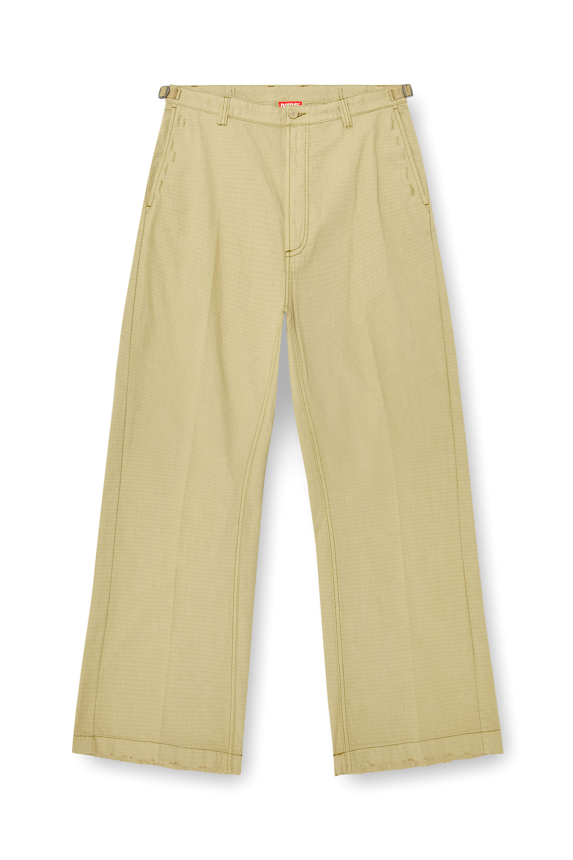 Diesel - P-BALL, Pantalones de ripstop de algod&oacute;n con hebillas laterales Hombre in ToBeDefined - 2