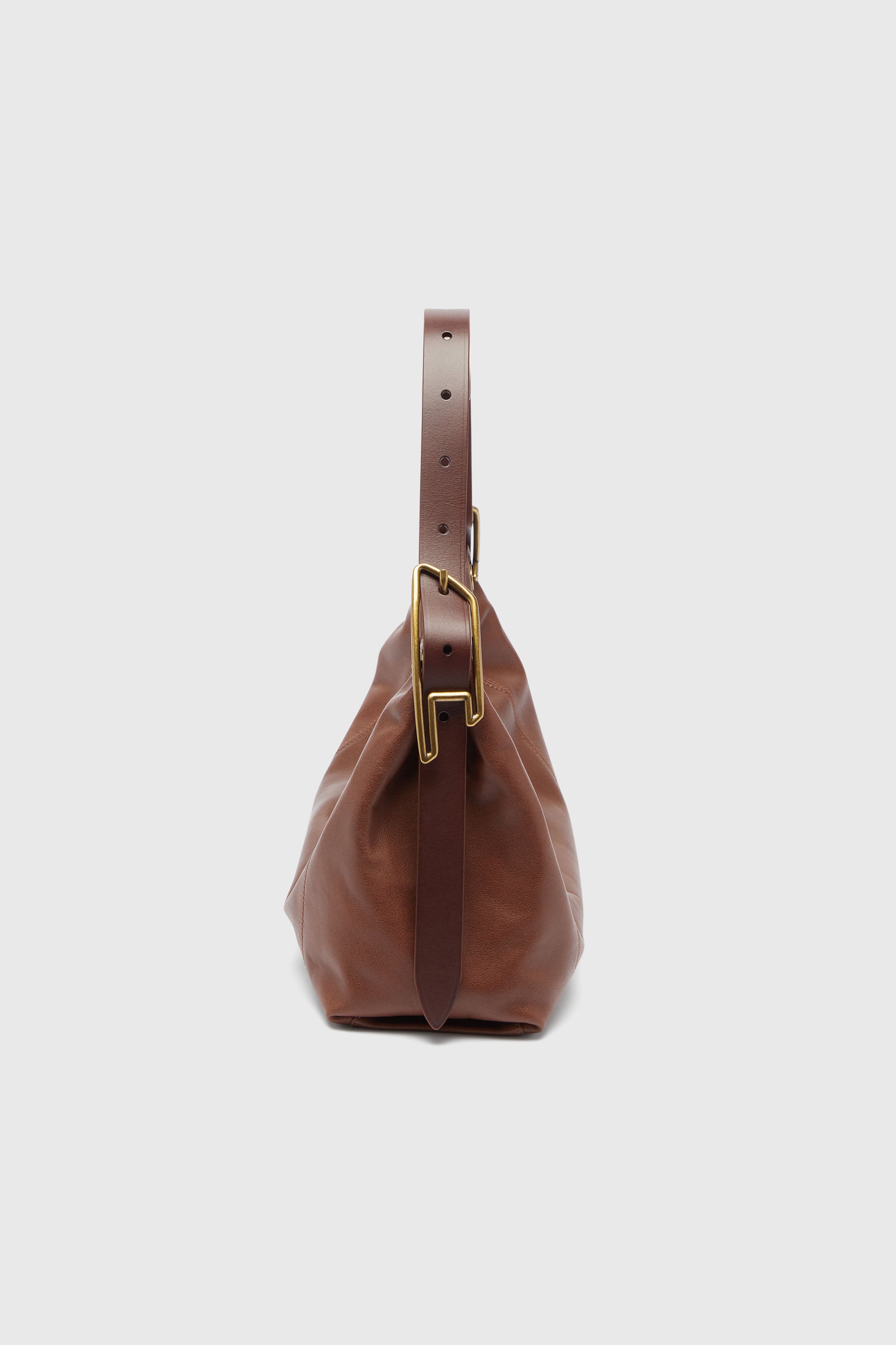 Diesel - D-LINE HOBO S, D-Line Bolso de hombro en piel Mujer in Marr&oacute;n - 3