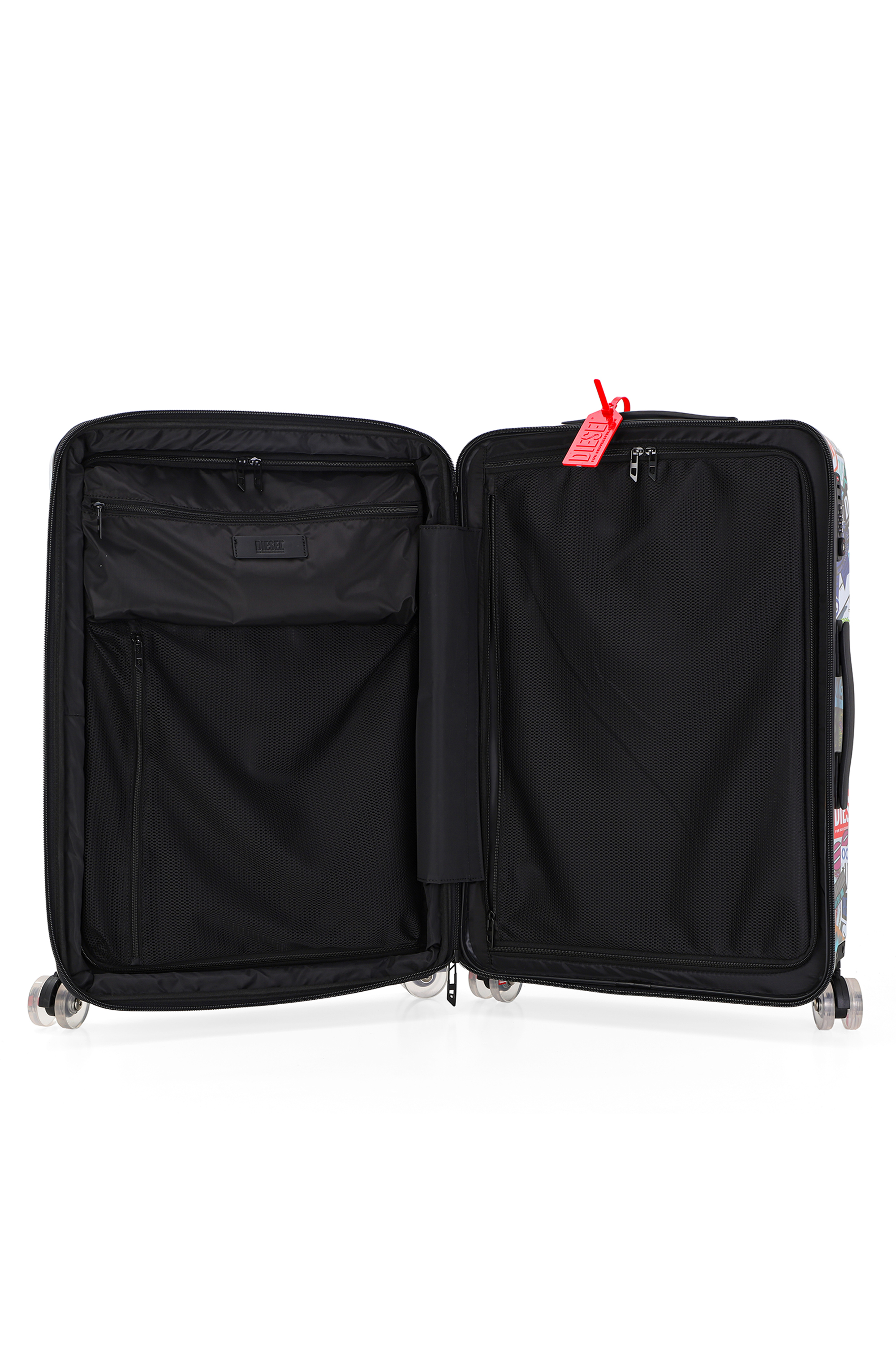 Diesel - DIESEL PC PRINTED TROLLEY-STICKERS- DSL0, Maleta estilo pegatinas tama&ntilde;o M Unisex in Multicolor - 3