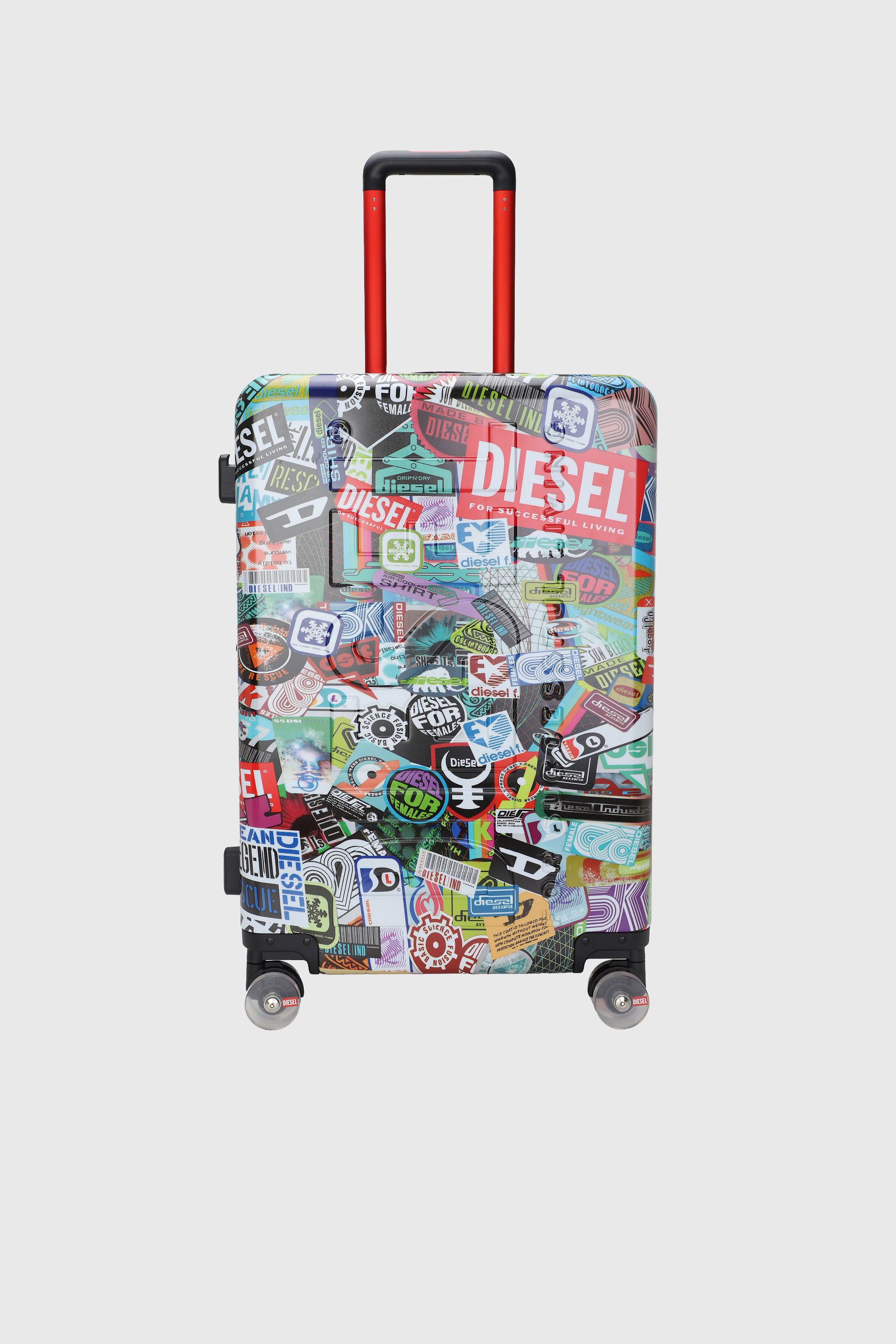Diesel - DIESEL PC PRINTED TROLLEY-STICKERS- DSL0, Maleta estilo pegatinas tama&ntilde;o M Unisex in Multicolor - 1