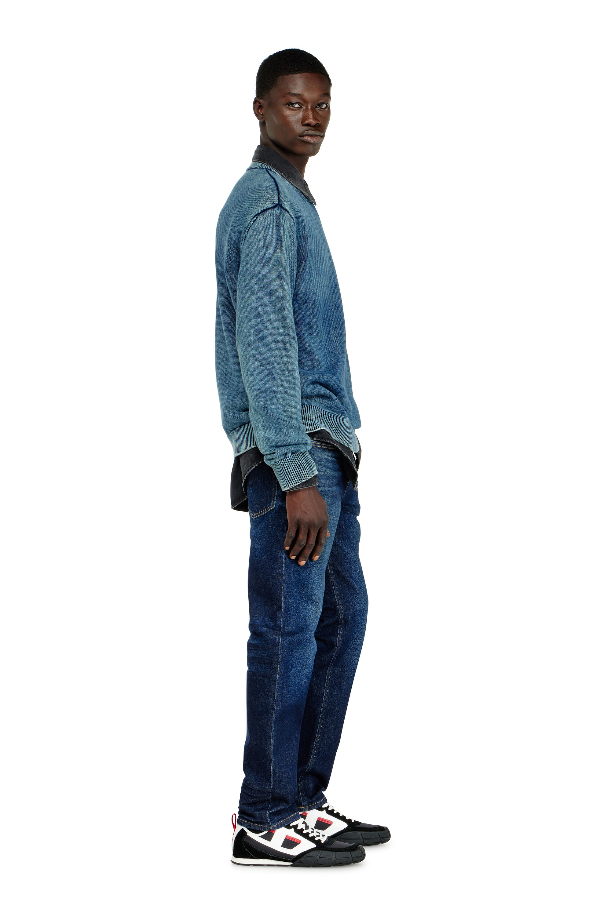 Diesel - Regular Jeans 2023 D-Finitive 0KBBV Hombre, Azul Oscuro - 3